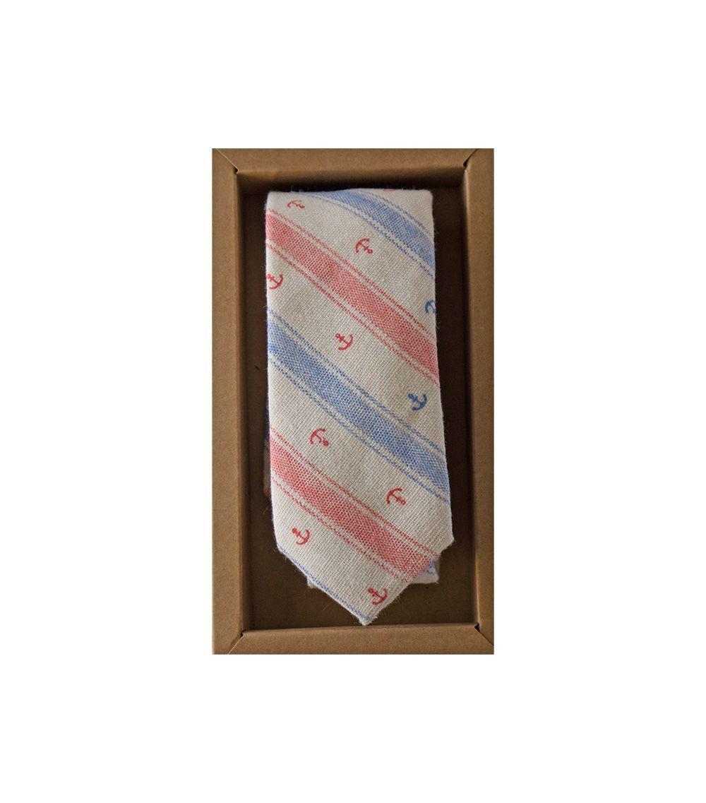 Corbata Pálmatri Blanca Don Evo-0