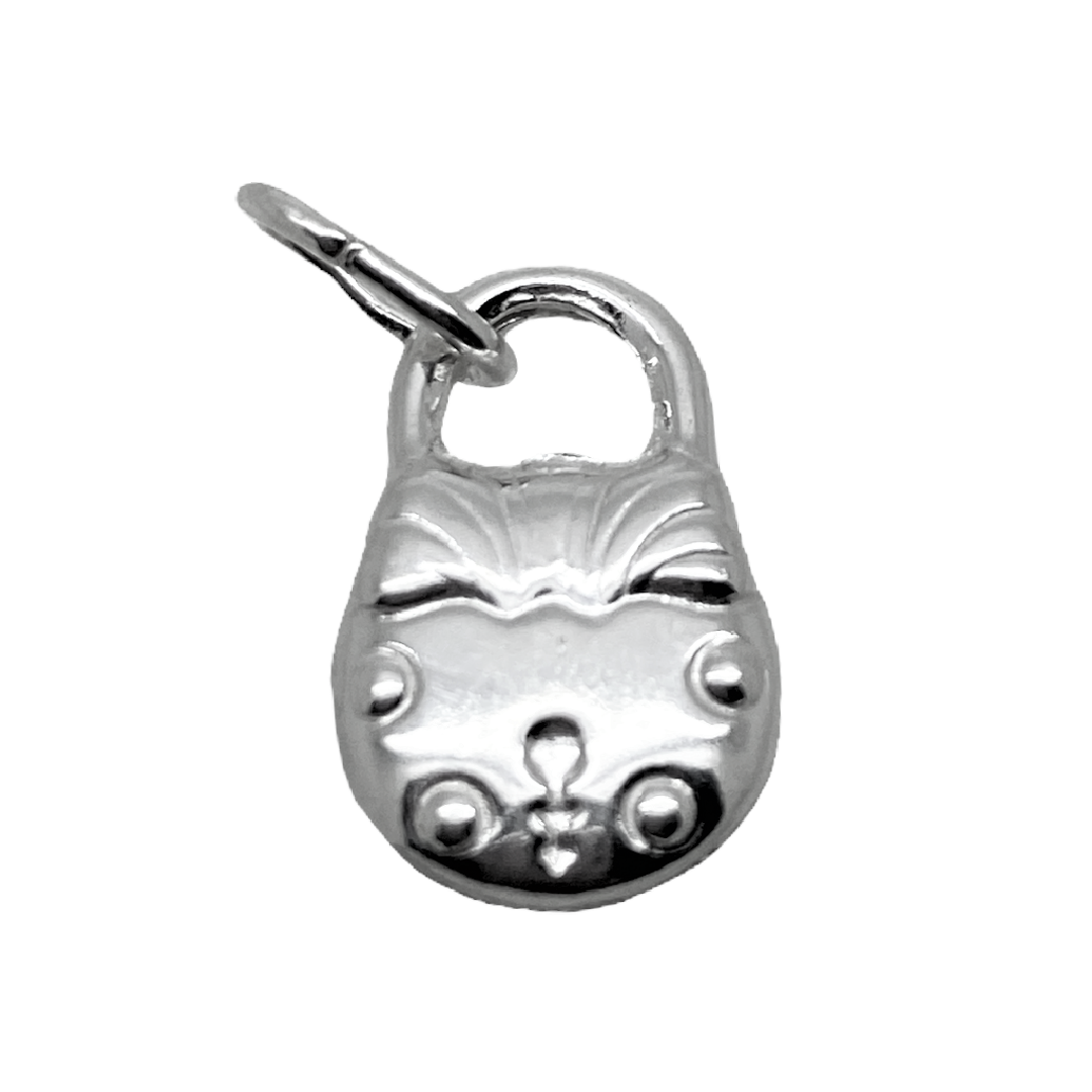 Dije soplado candado italiano-0