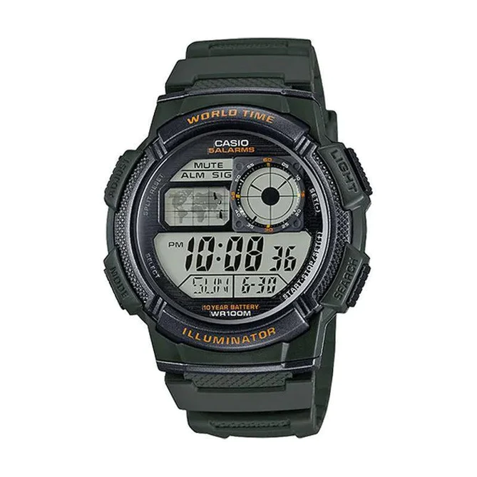 Reloj Casio Digital Hombre Modelo AE-1000W-3AV-0