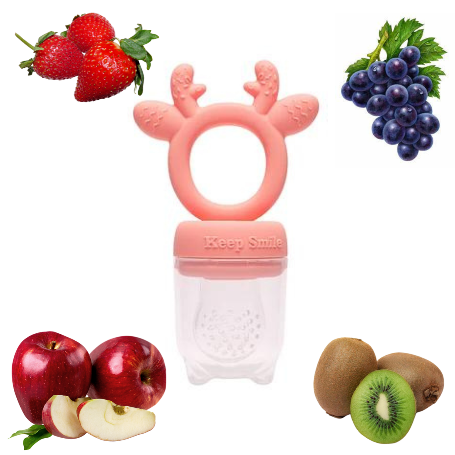 Chupete Para Frutas Mordedor Libre De Bpa-0