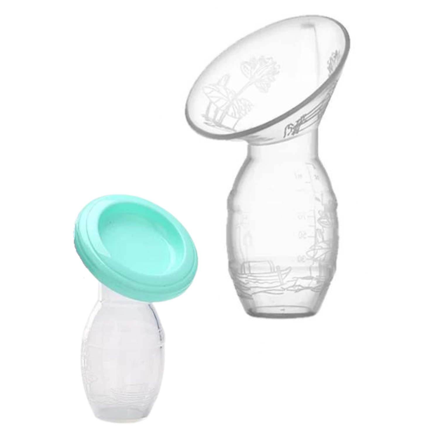 Recolector de leche tipo Haakaa - Turquesa-0