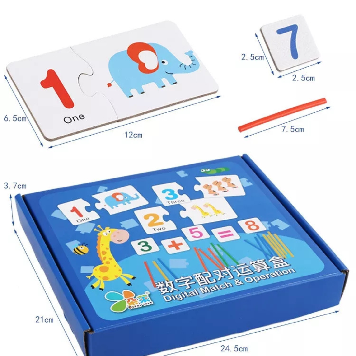 Juego Didáctico Aprender Matemática Sumar Restar Montessori-3
