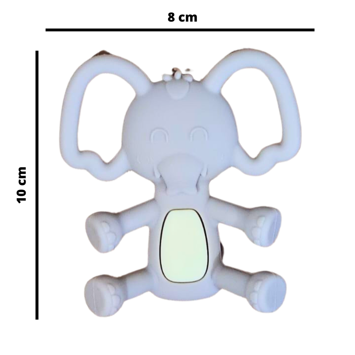 Mordedor Silicona Elefante Bebé Rasca Encías - Gris-1