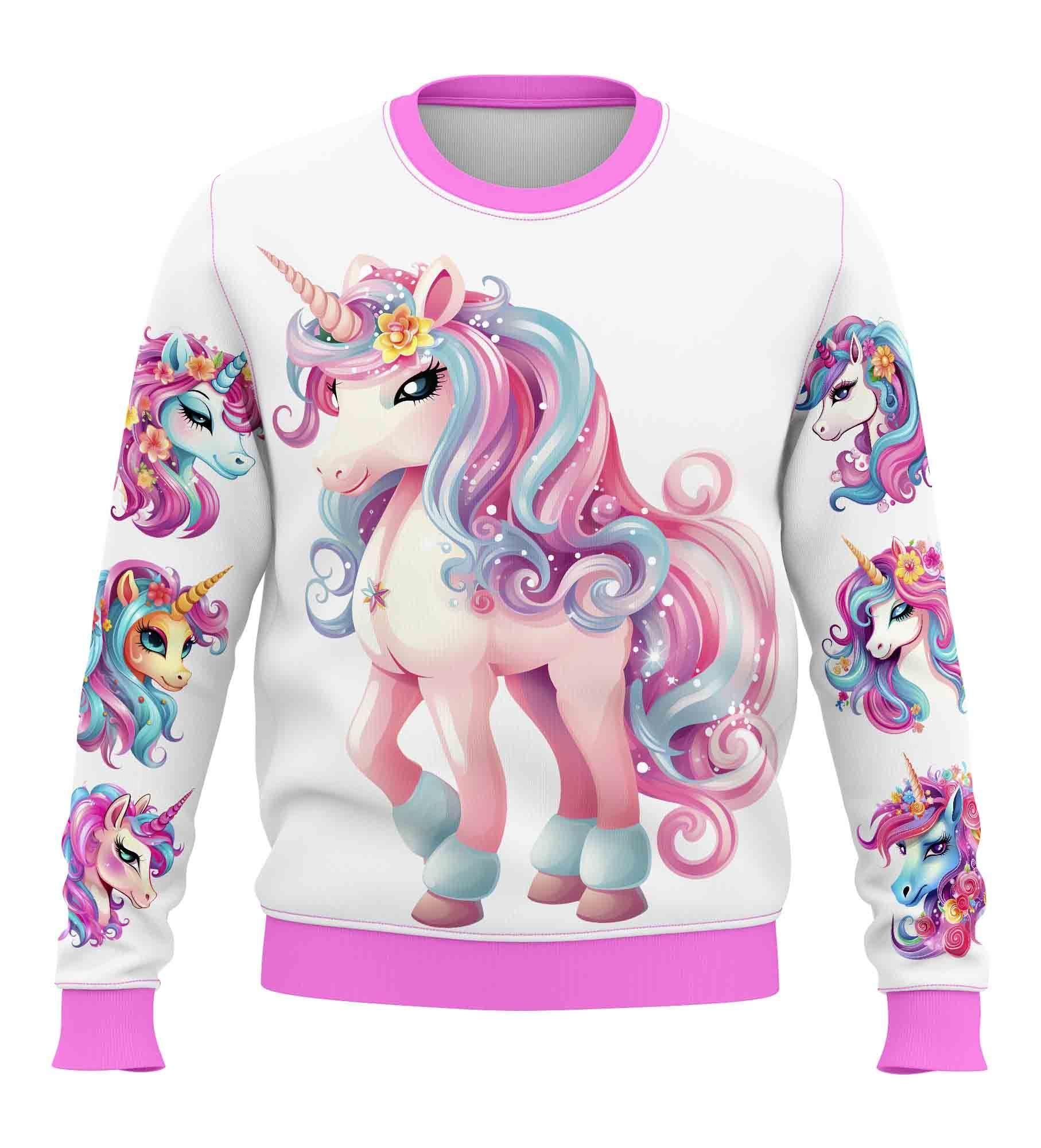 Polerón Unicornio Kawaii D18-0