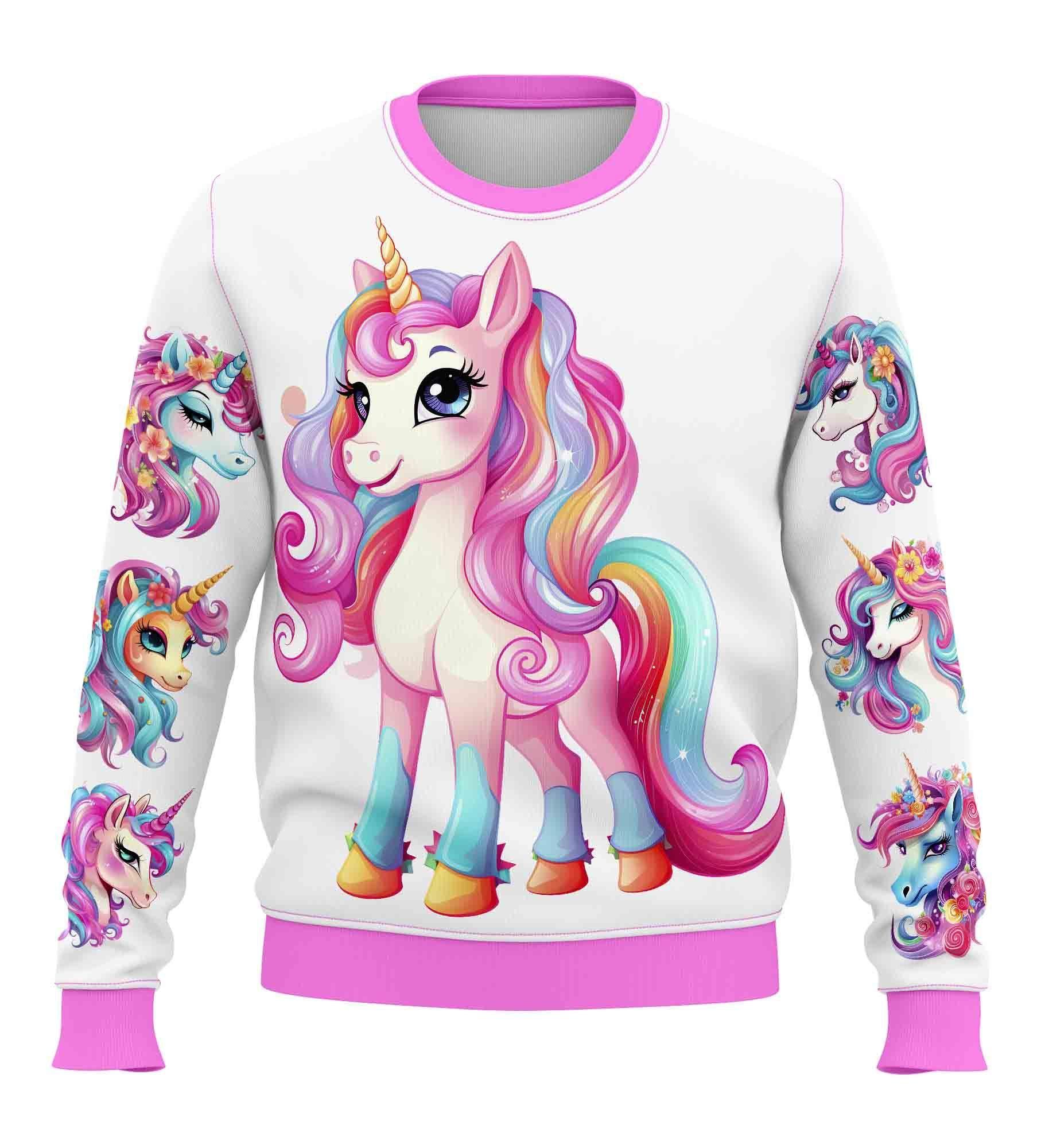 Polerón Unicornio Kawaii D19-0