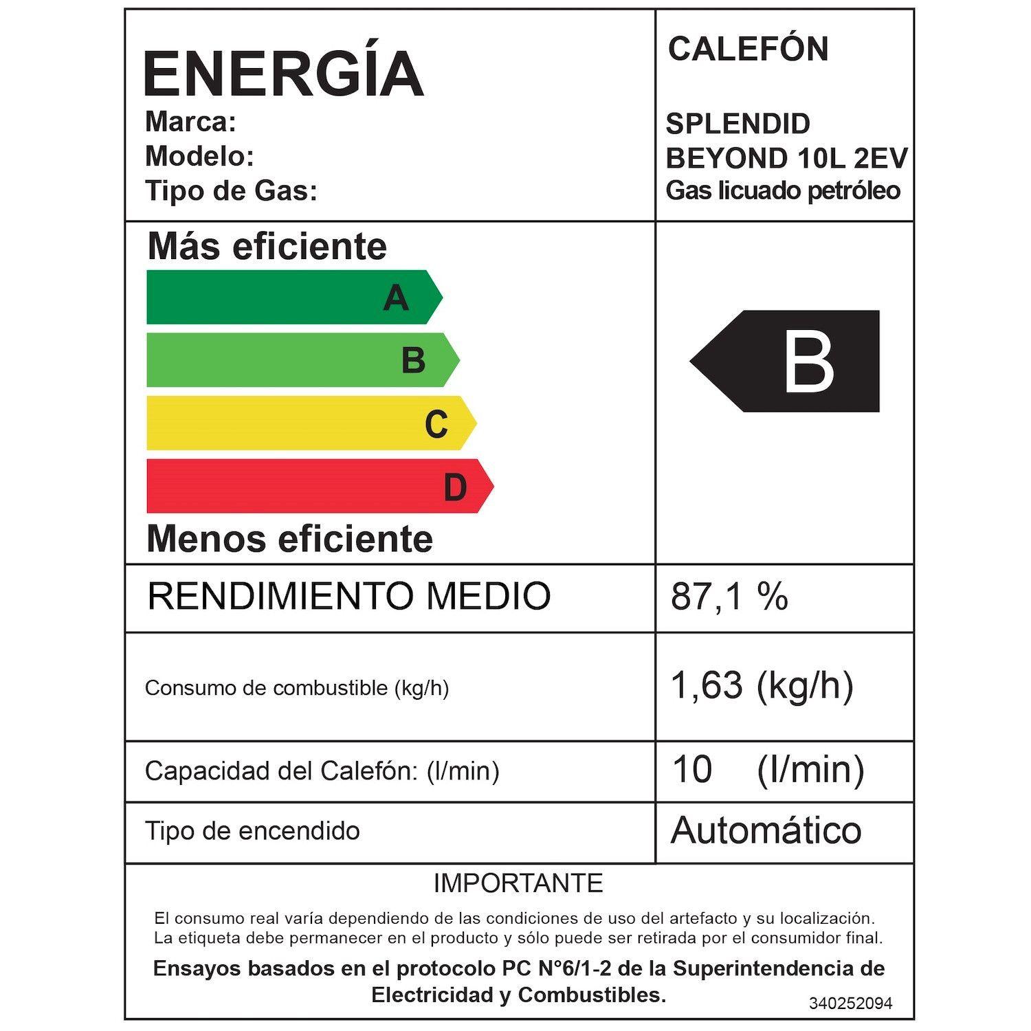 Pack Calefont 10L Tiro Natural Gas Licuado + Gabinete-4