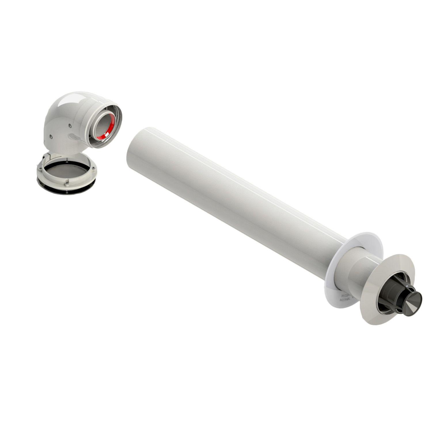 Kit Ducto Coaxial 60/100mm T Forzado Cámara Estanca Splendid-0