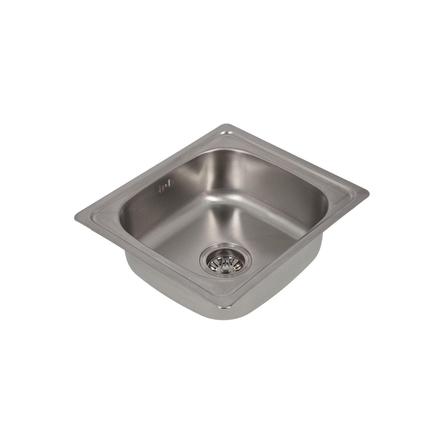 Lavaplatos Empotrado 460 x 400 1 Cubeta Splendid Acero Inox-2