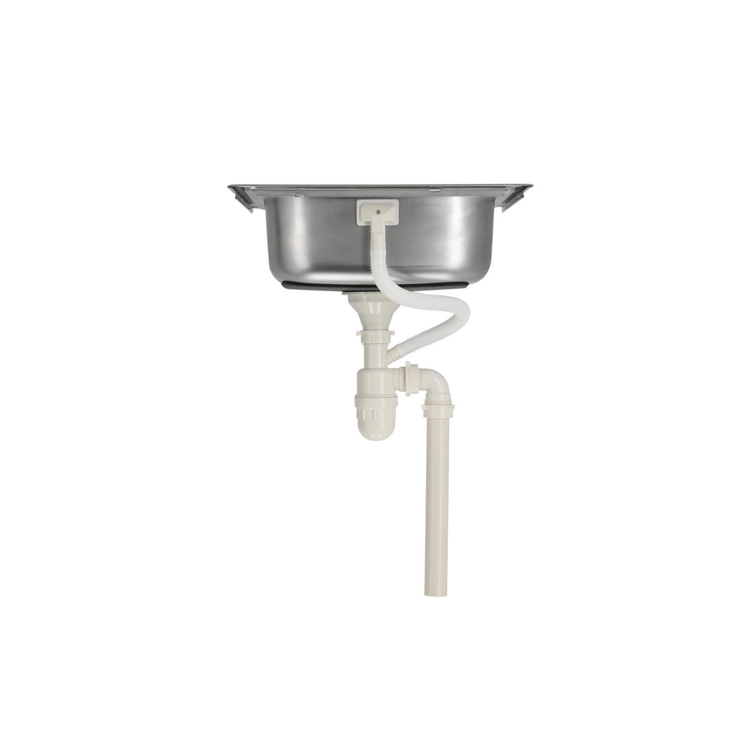 Lavaplatos Empotrado 460 x 400 1 Cubeta Splendid Acero Inox-9