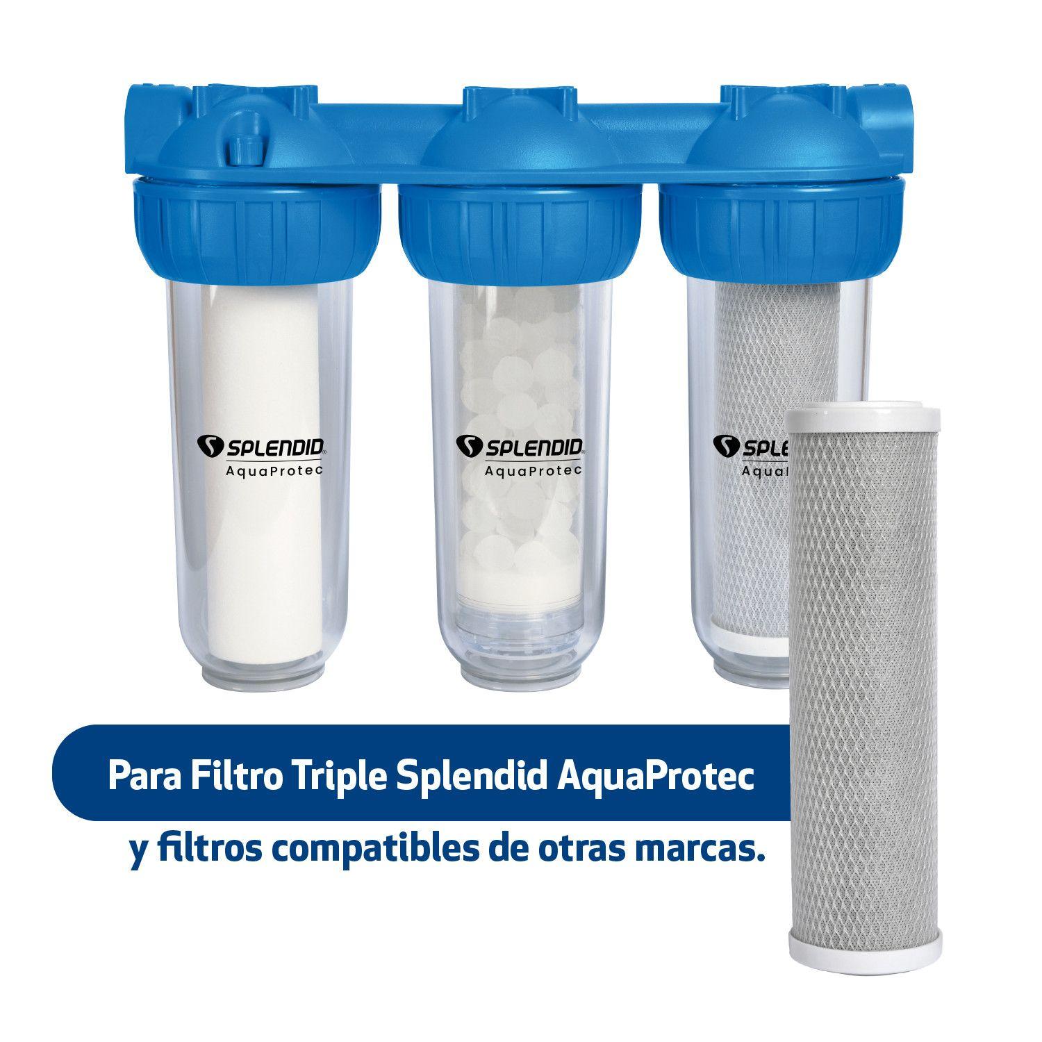 Repuesto Filtro Carbón Activado para Filtro Triple Splendid-2