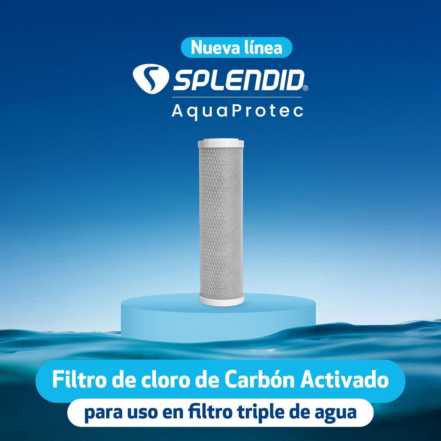 Repuesto Filtro Carbón Activado para Filtro Triple Splendid-3