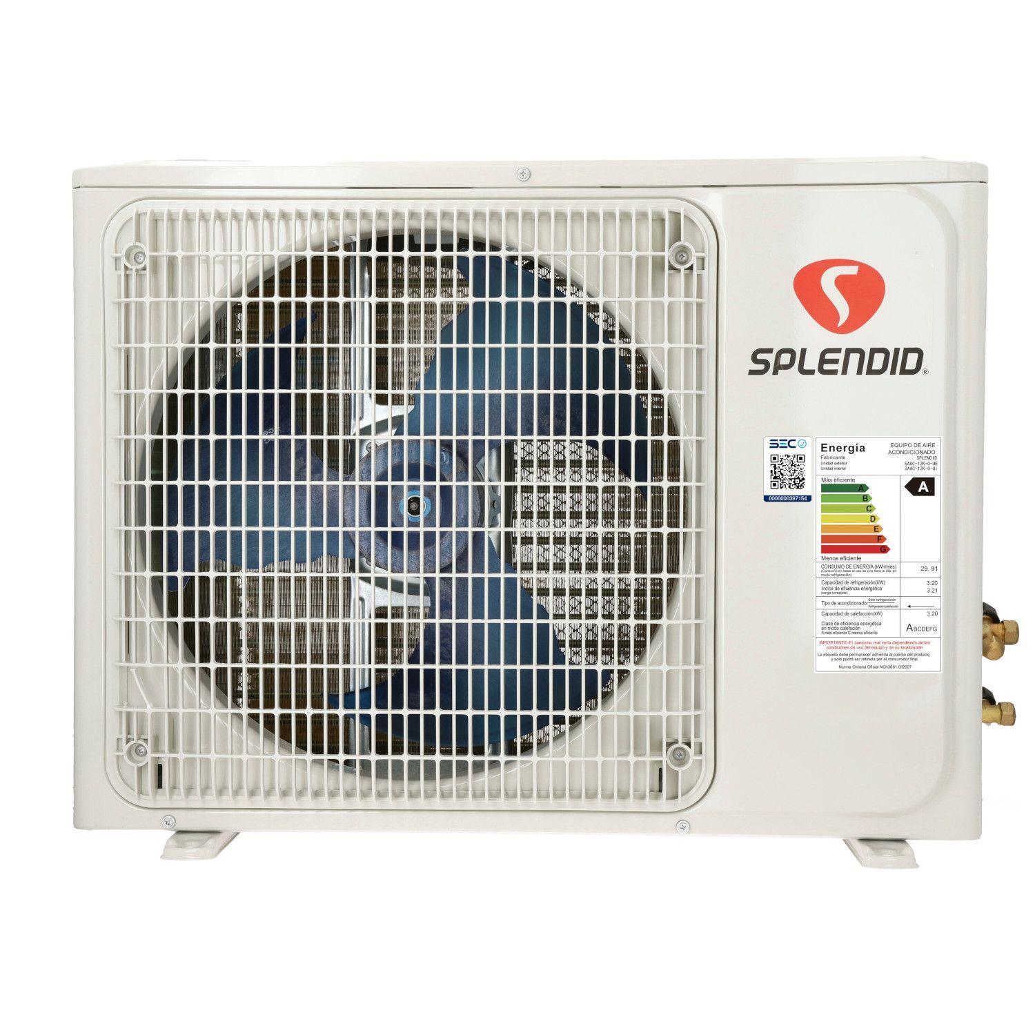 Aire Acondicionado Split 12000 Btu Splendid-7