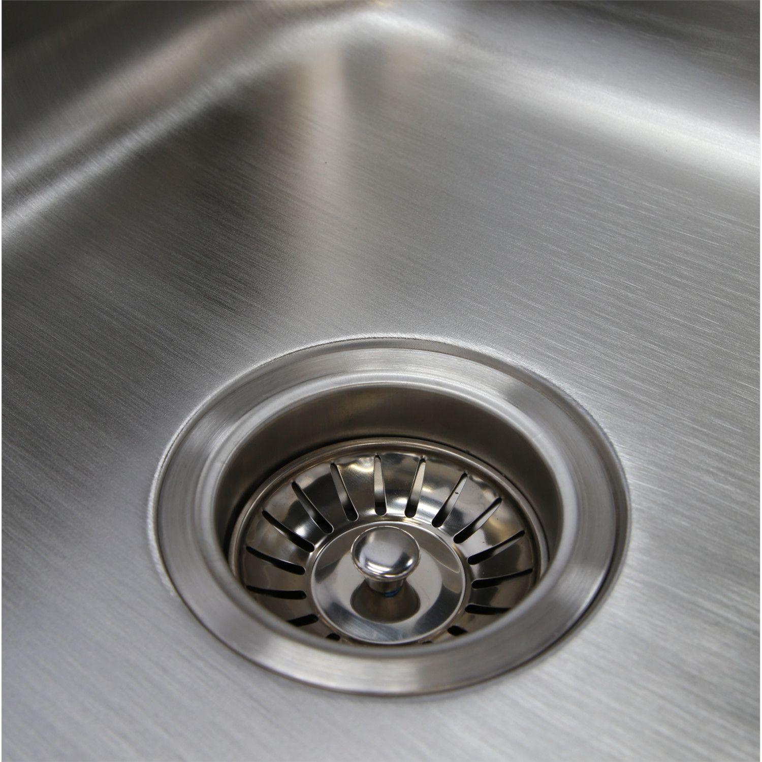 Lavaplatos Empotrado 600 x 450 Con Cesta Splendid Acero Inox-6