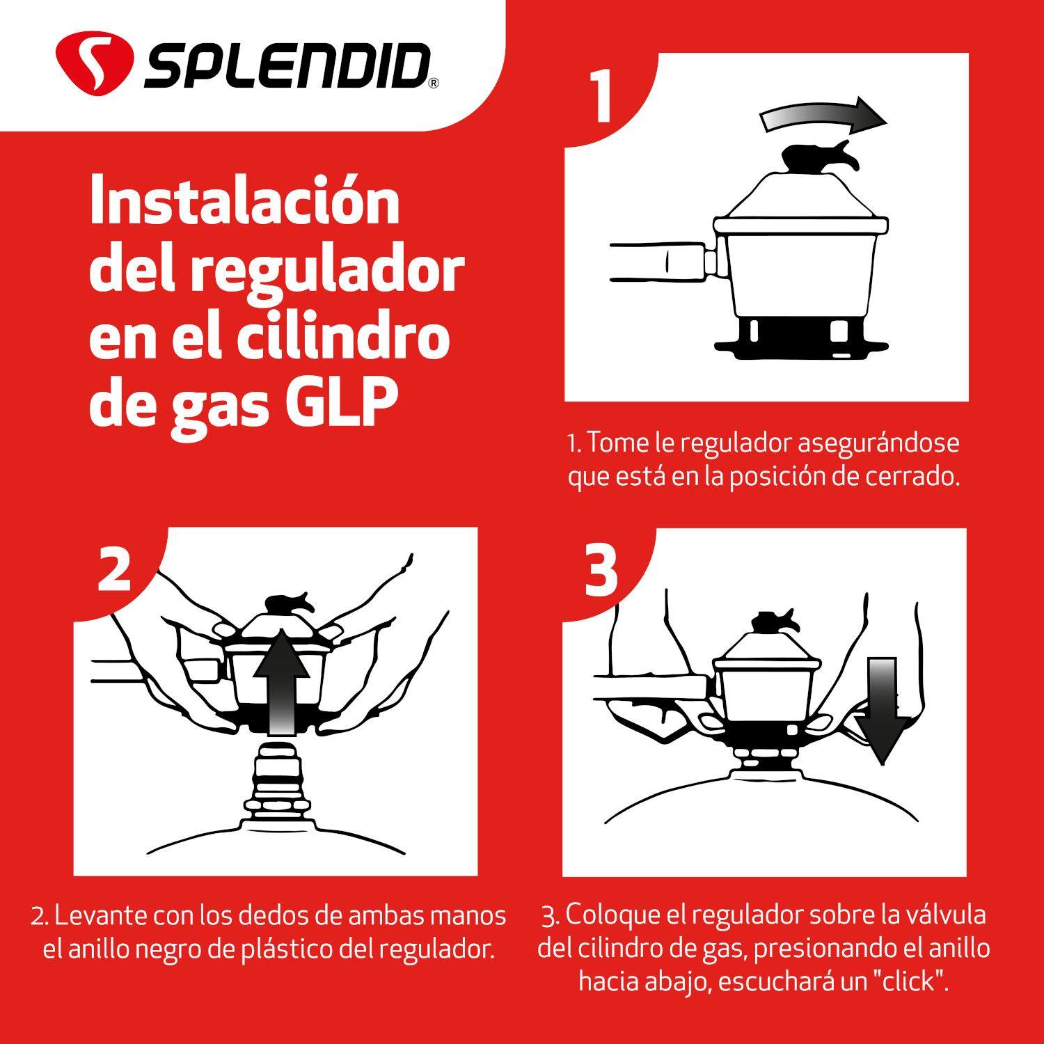 Regulador de Gas Licuado Splendid de 5-11-15kg CERTIFICADO-2