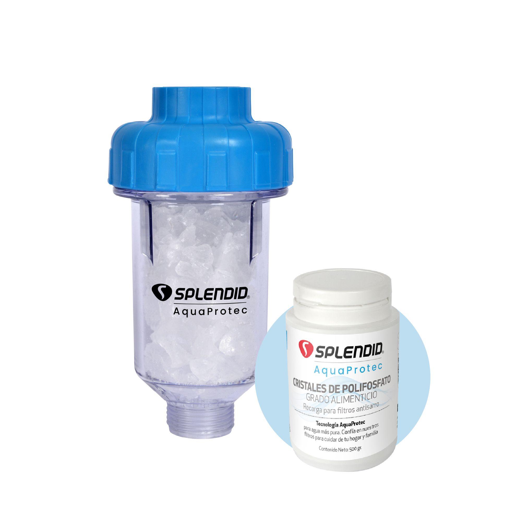 Pack Filtro de Agua Antisarro 150gr + Recarga 500g Splendid-0