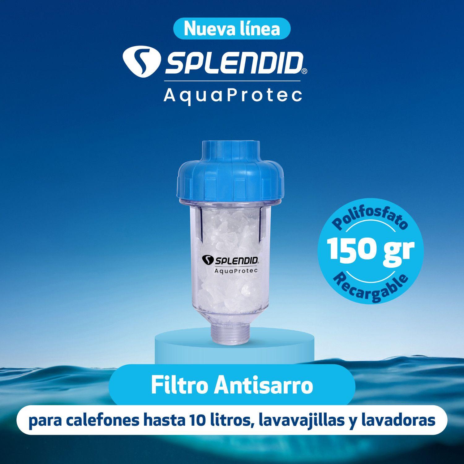 Pack Filtro de Agua Antisarro 150gr + Recarga 500g Splendid-5