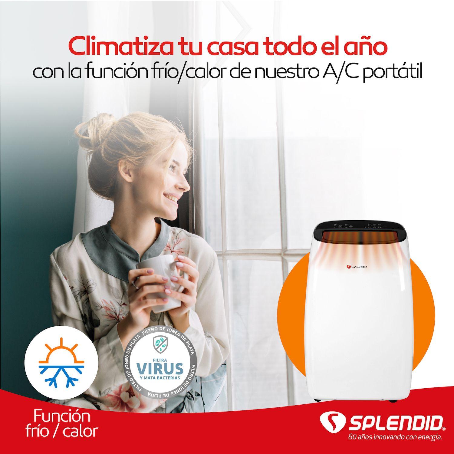 Aire acondicionado portátil 12000BTU Splendid-4
