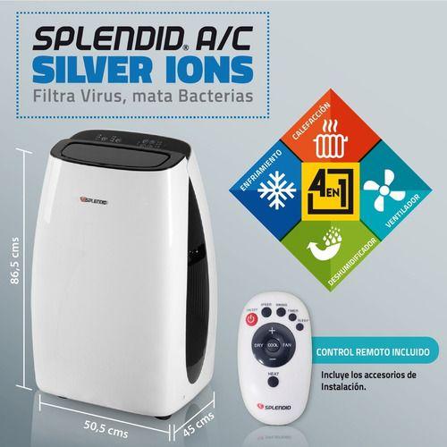 Aire acondicionado portátil 12000BTU Splendid-6