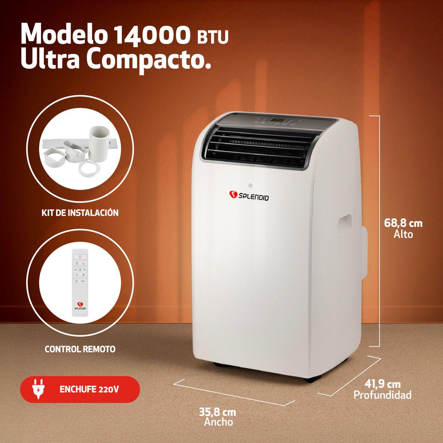 Aire acondicionado portátil 14000 BTU Wi Fi Splendid-5