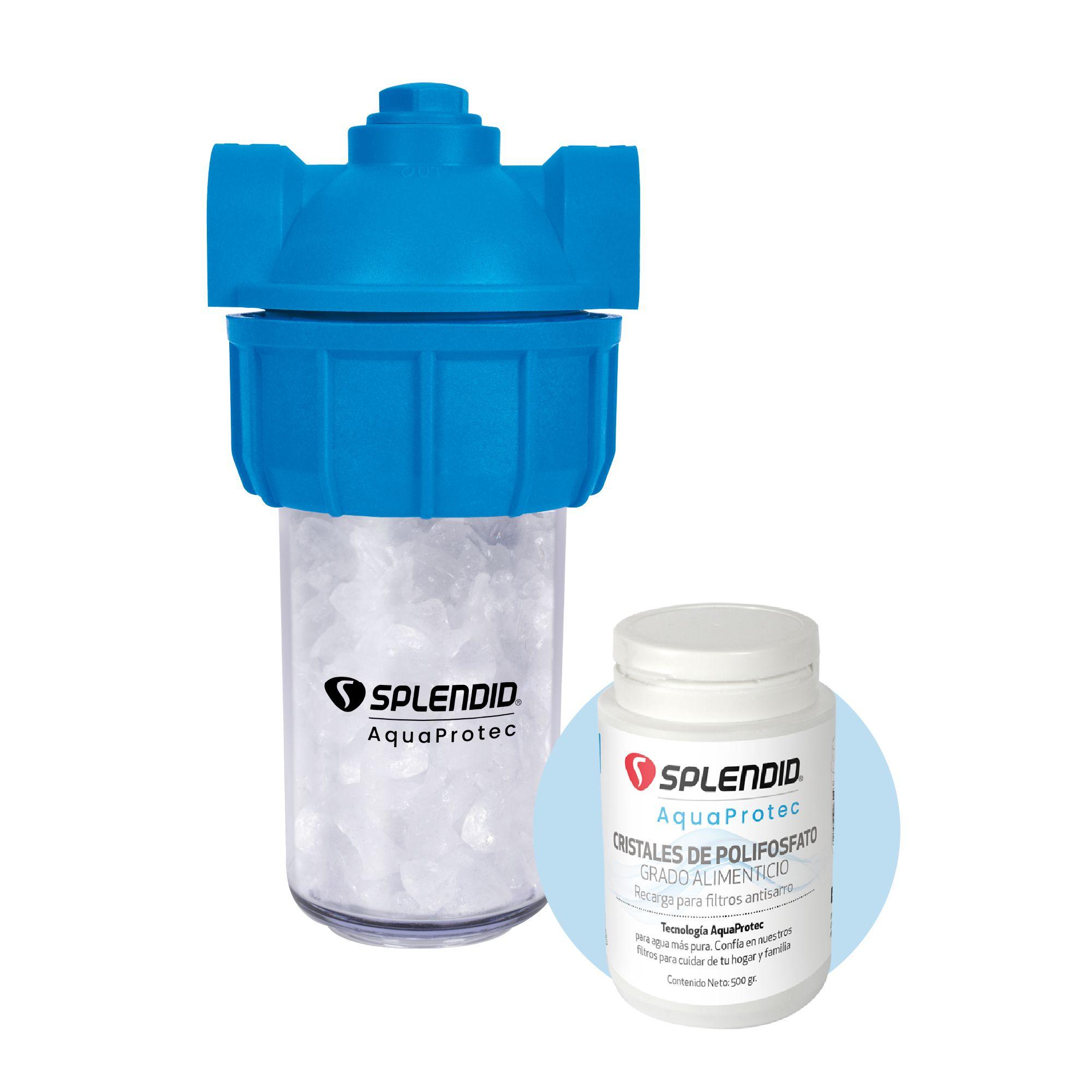 Pack Filtro de agua Antisarro 250gr + Recarga 500gr Splendid-0