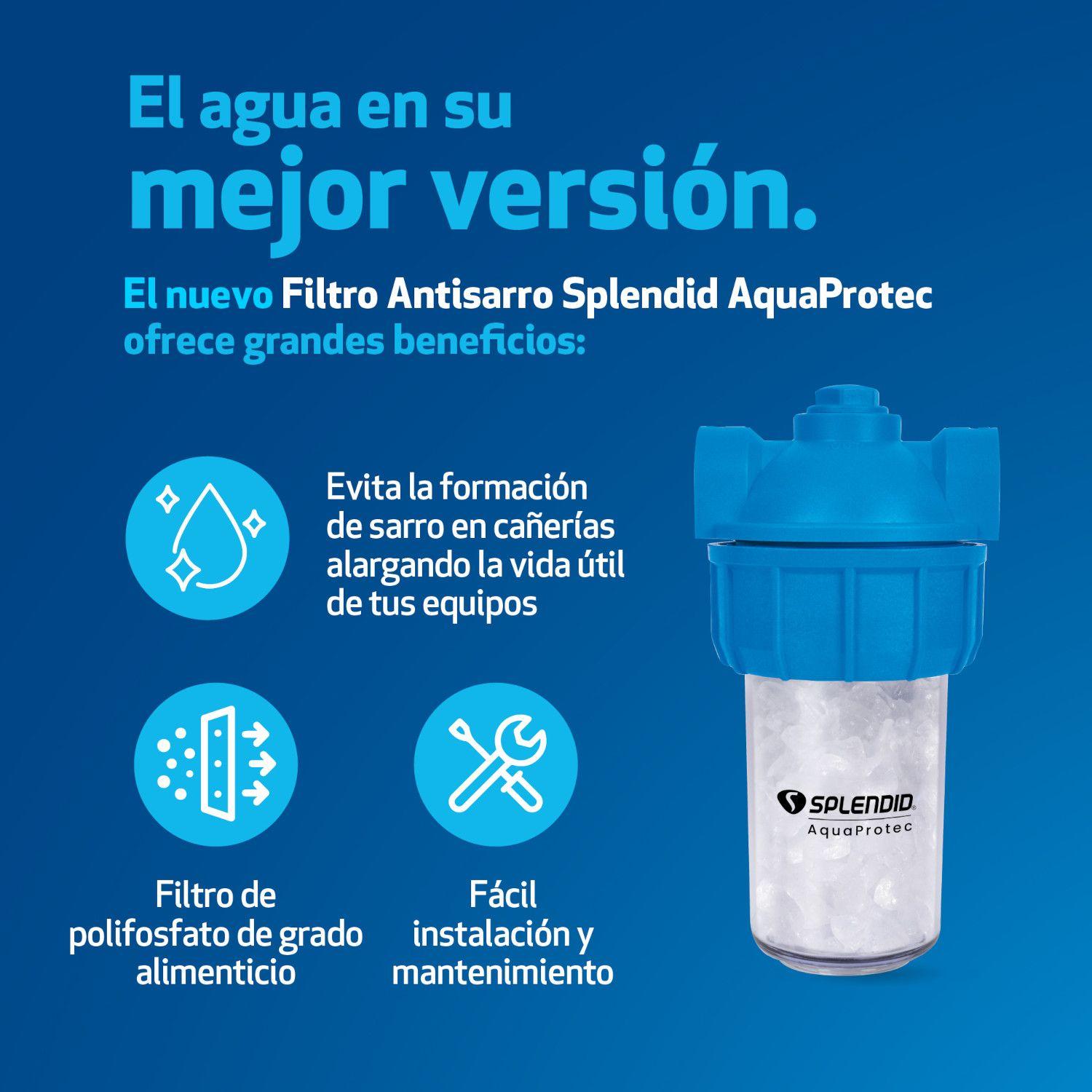 Pack Filtro de agua Antisarro 250gr + Recarga 500gr Splendid-3