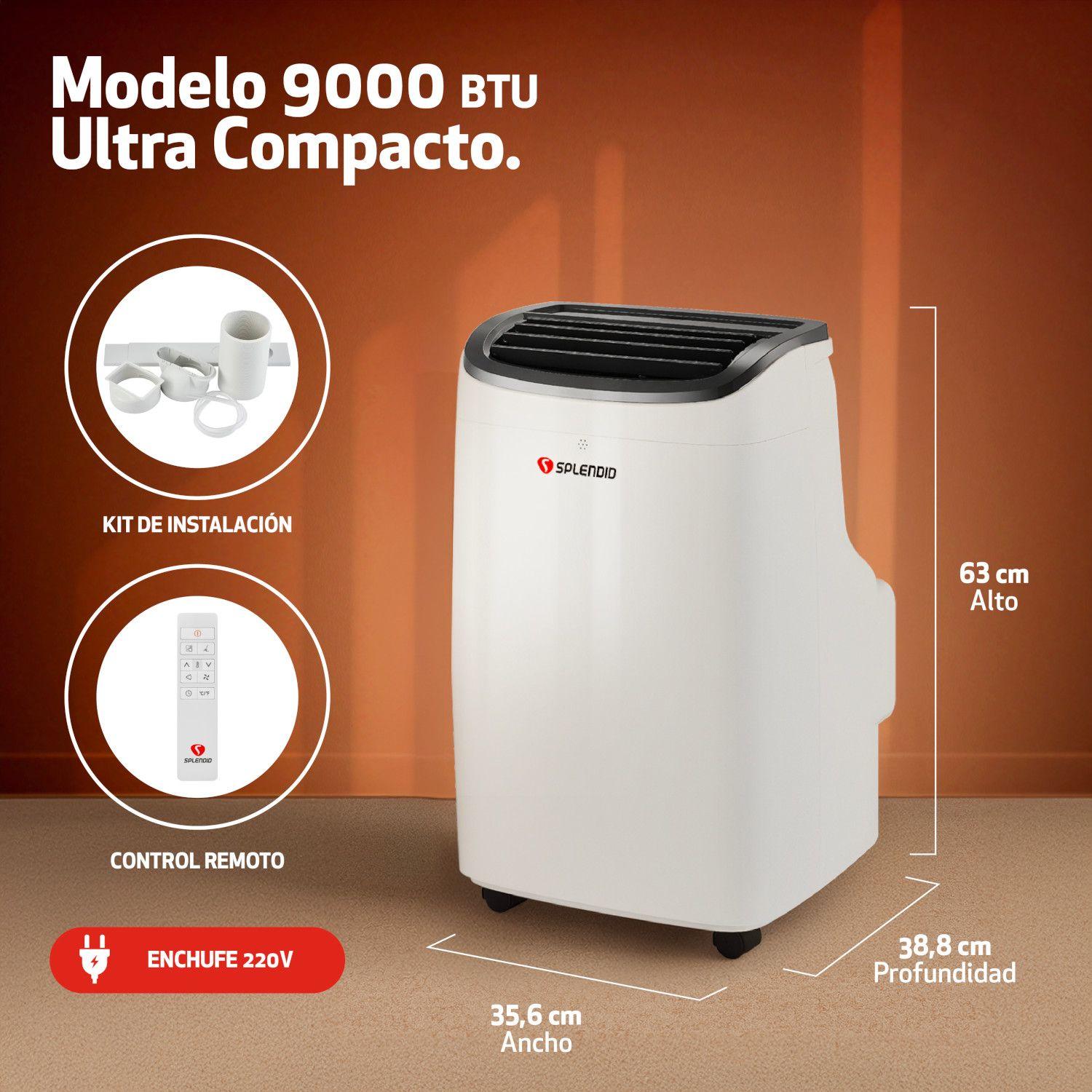 Aire acondicionado portátil 9000 BTU Wi Fi Splendid-6