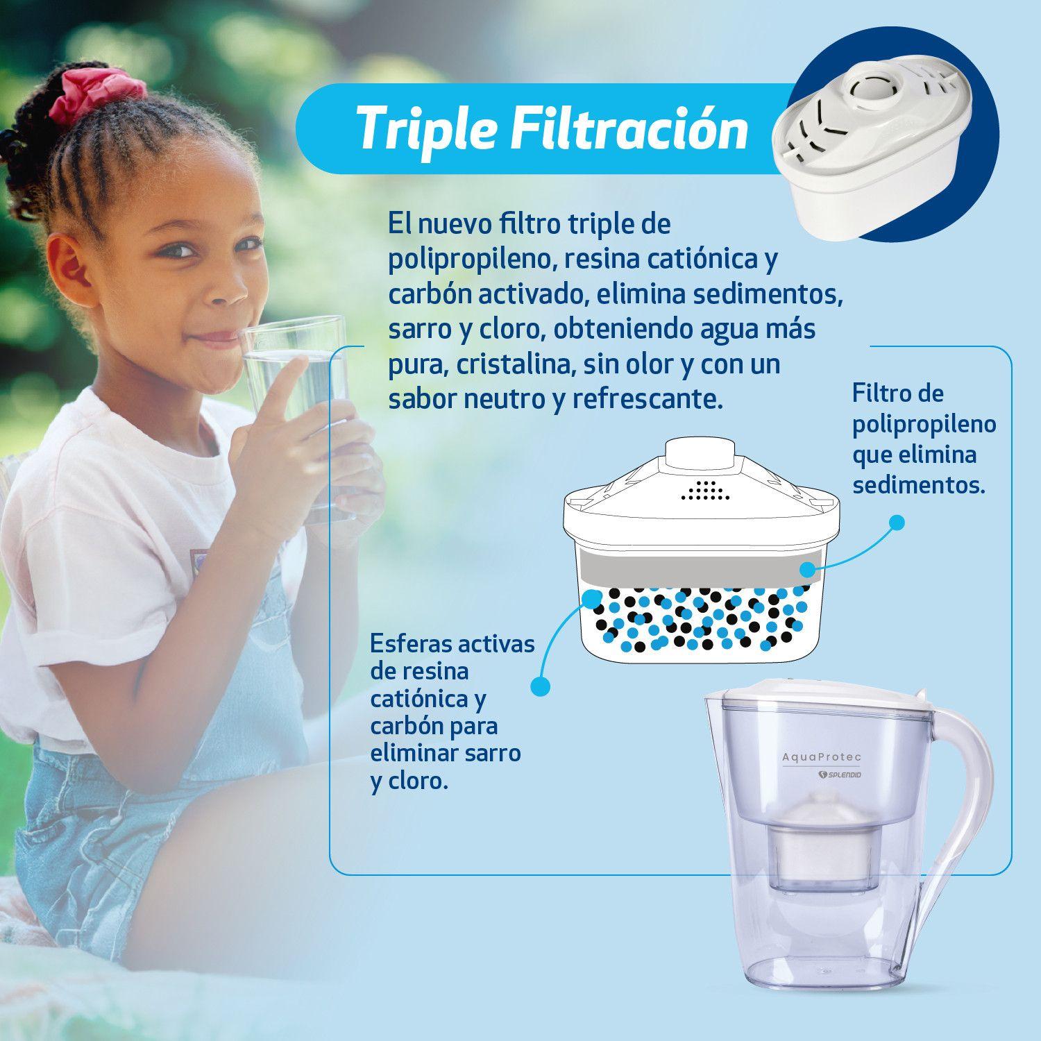 Pack de 2 Filtro para Jarra purificadora Splendid-2
