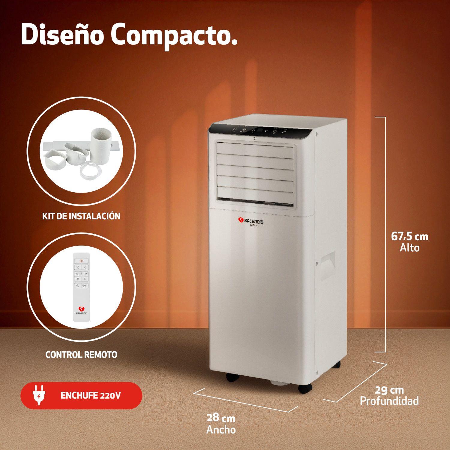 Aire acondicionado portátil 12K BTU Solo Frío WIFI Splendid-5