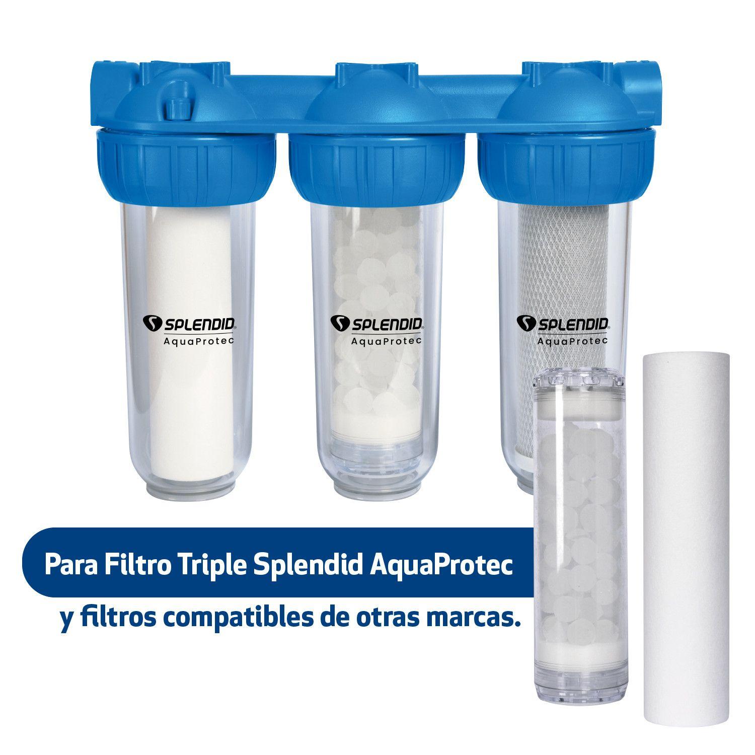 Repuestos Polipropileno y Polifosfato Filtro Triple Splendid-4