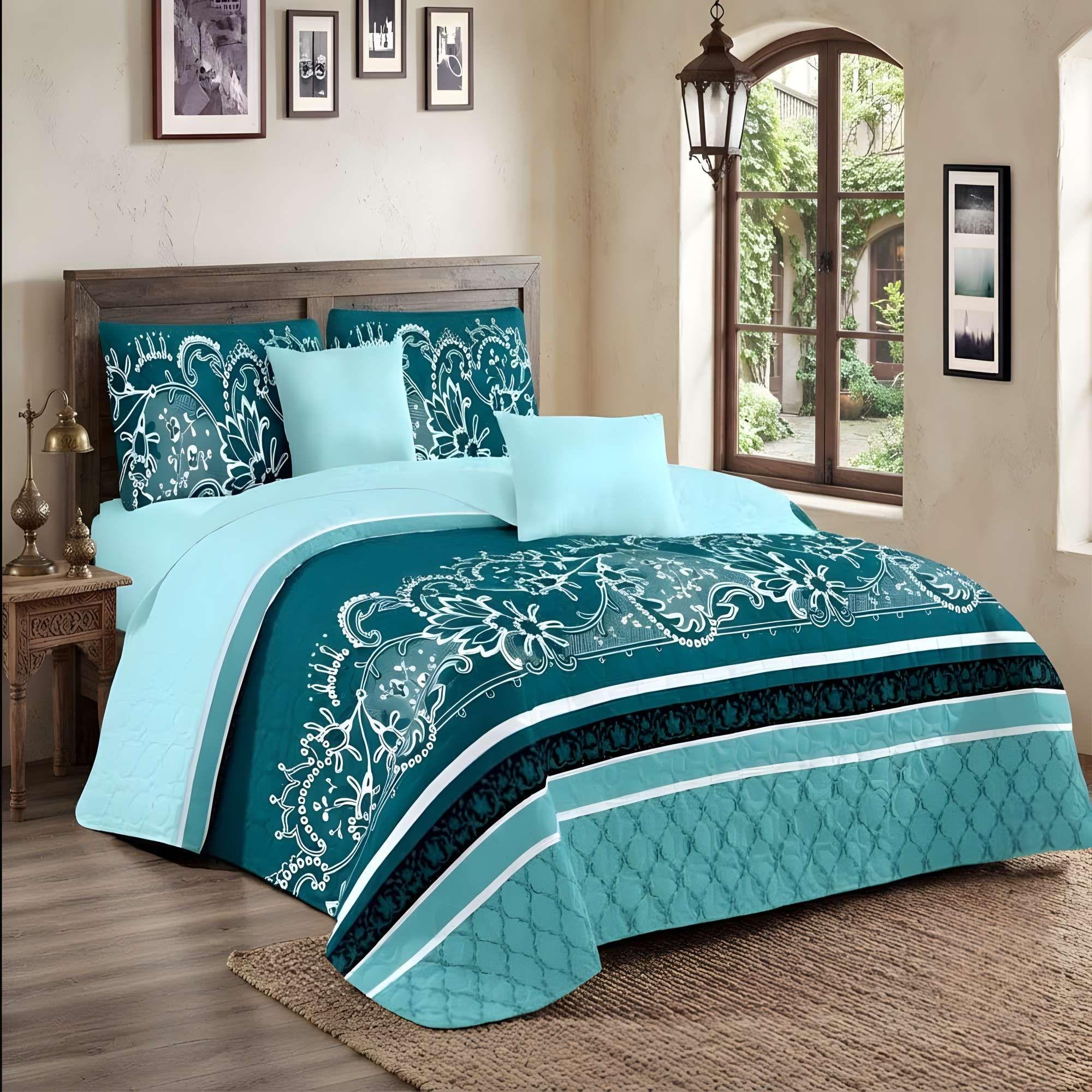 CUBRECAMA PREMIUM DE VERANO CON DISEÑO KING B15-0