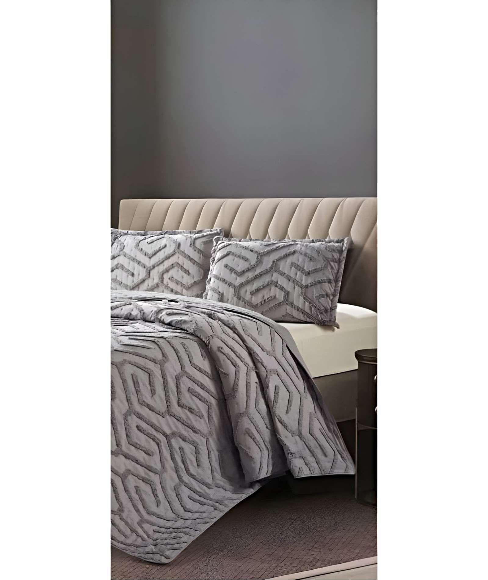CUBRECAMA QUILT CON DISEÑO RELIEVE KING-SUPERKING 250 x 270 cm 03-2