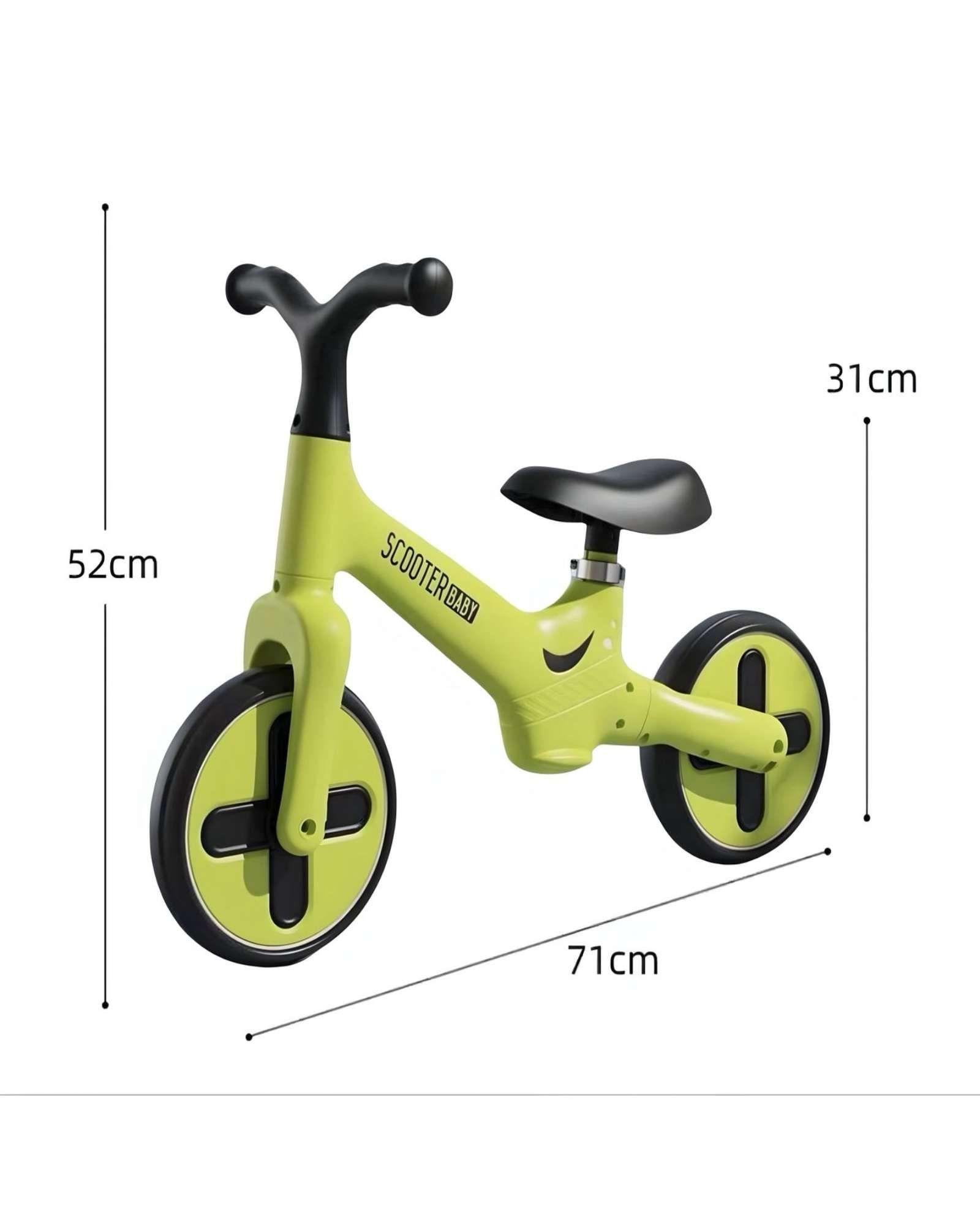 Bicicleta Equilibrio Sin Pedales unisex Verde-2