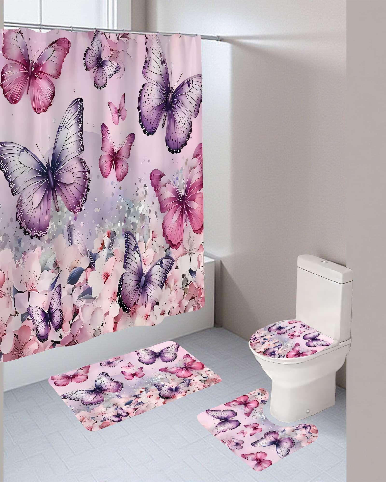 PACK DE 4 PIEZAS PARA BAÑO CON ESTAMPADO 10-3