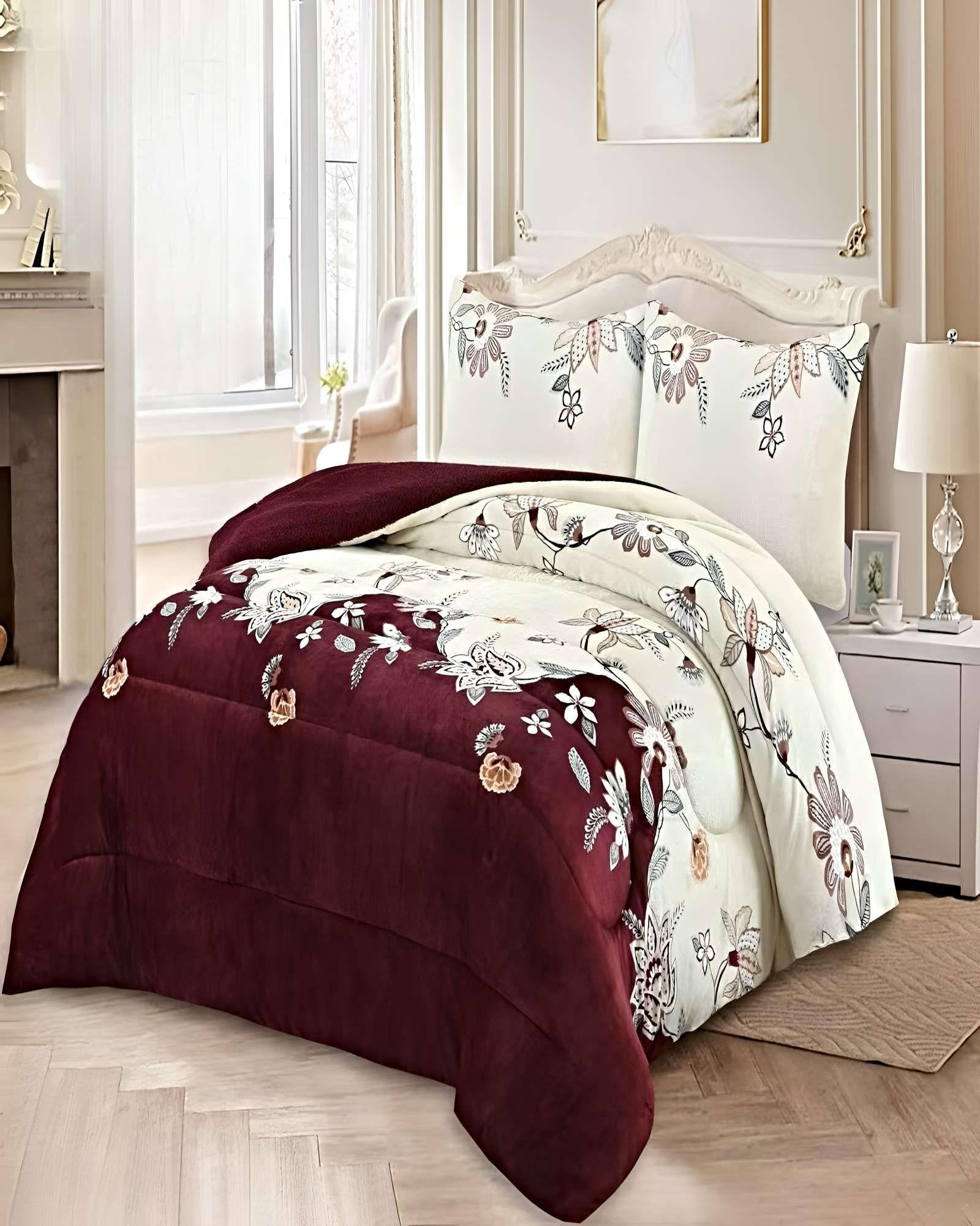 SET COBERTOR DE INVIERNO PLUSH 2 PLAZAS 230X250CM P5-3