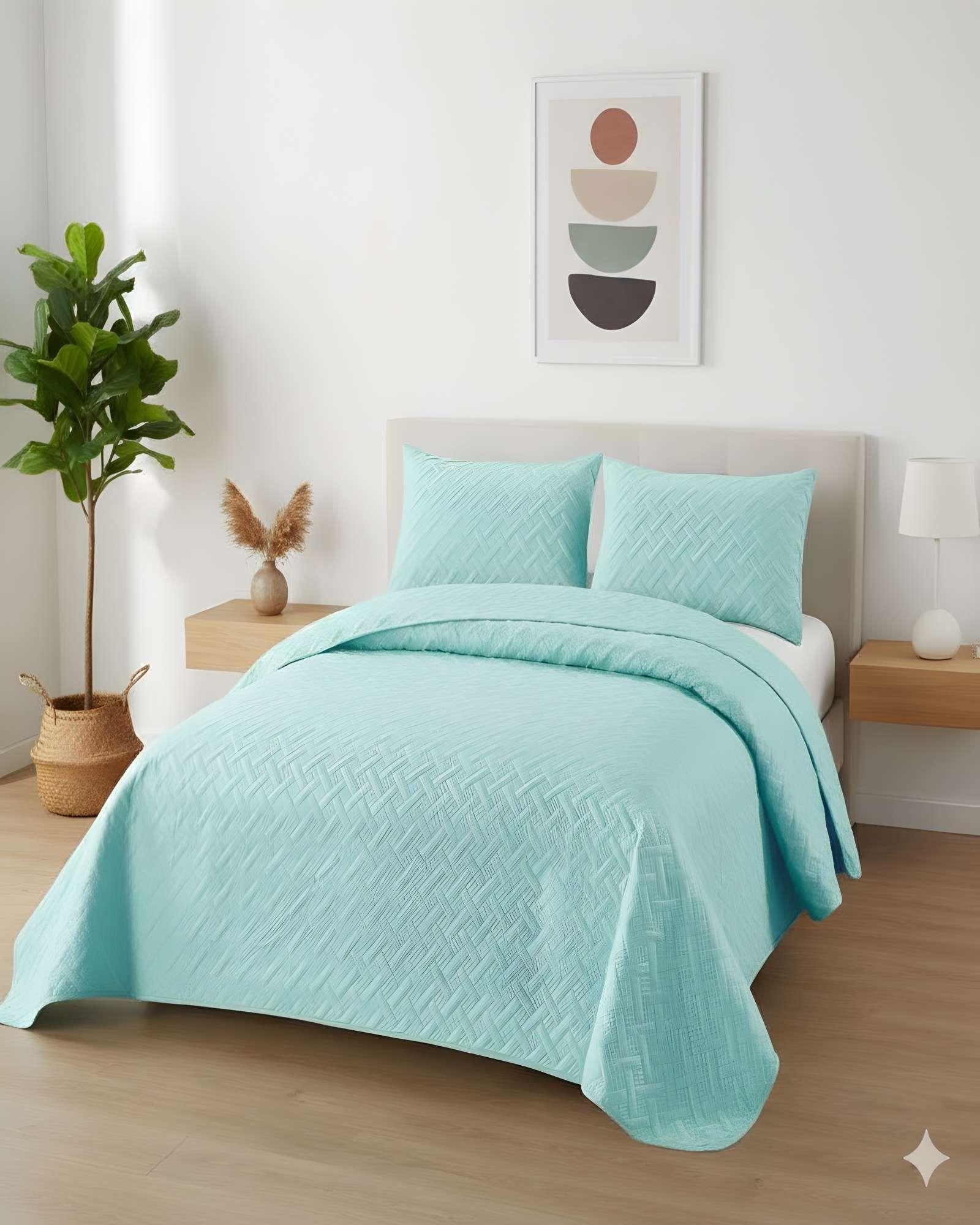 QUILT CUBRECAMA DE VERANO UNICOLOR KING A7-2