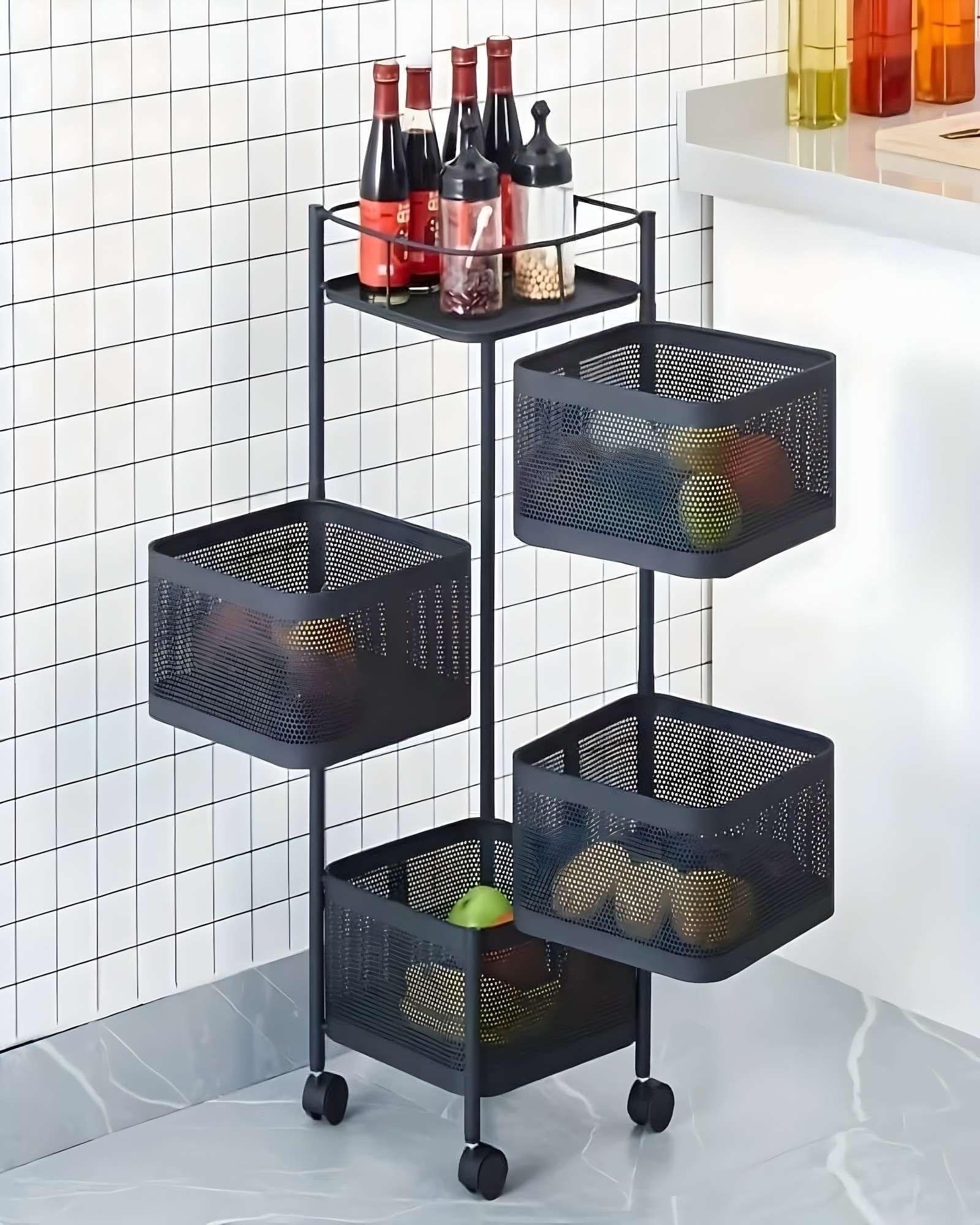 FRUTERO ORGANIZADOR DE 4 NIVELES CUADRADO-4