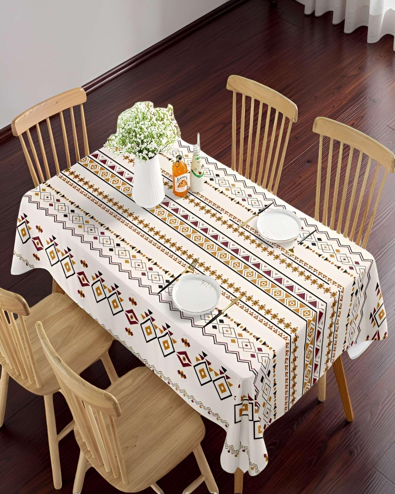 MANTEL GRUESO CON DISEÑOS DECORATIVOS 140X220 CM D13-3