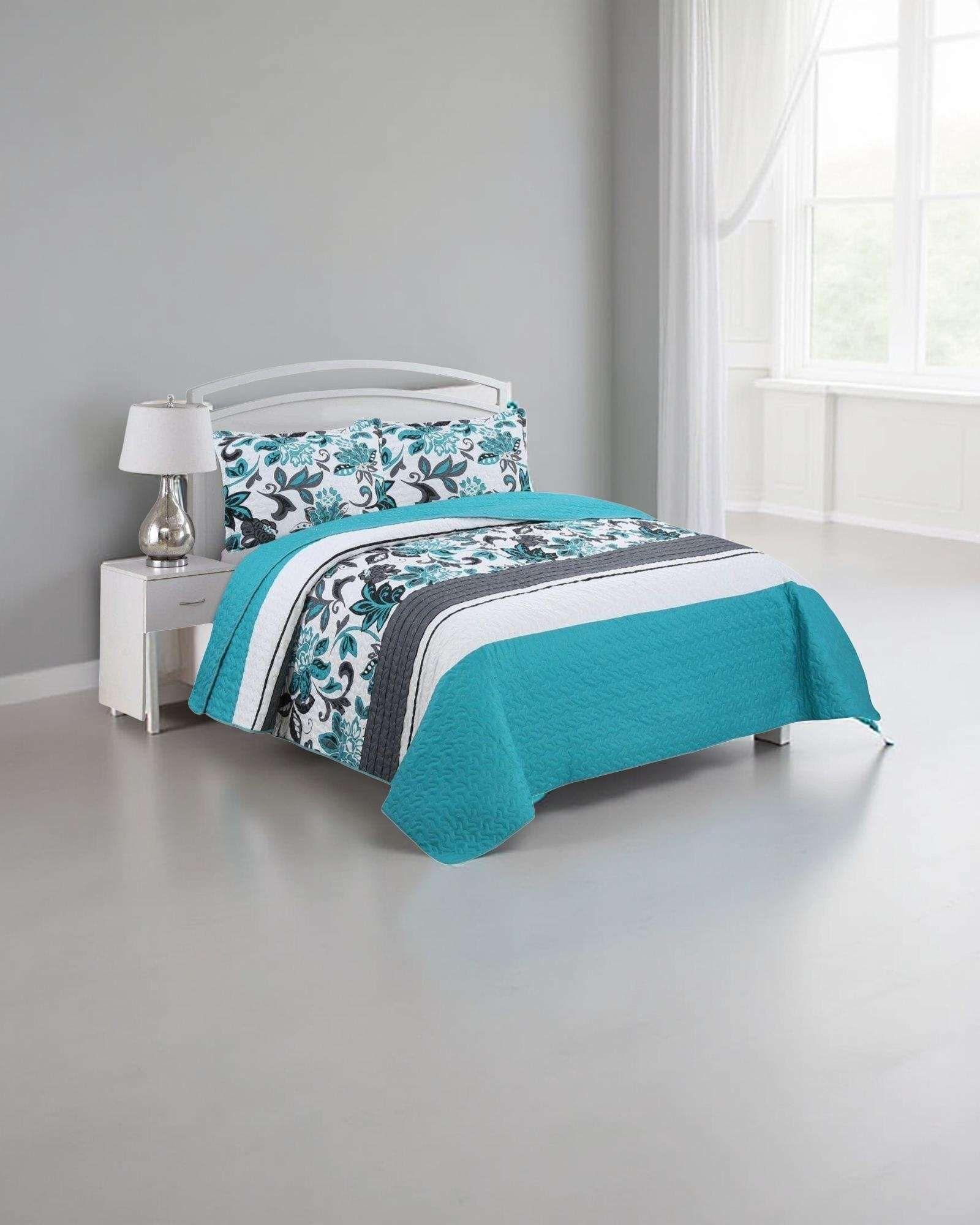 CUBRECAMA QUILT DE VERANO PLAZA Y MEDIA 180x230cm V18-2