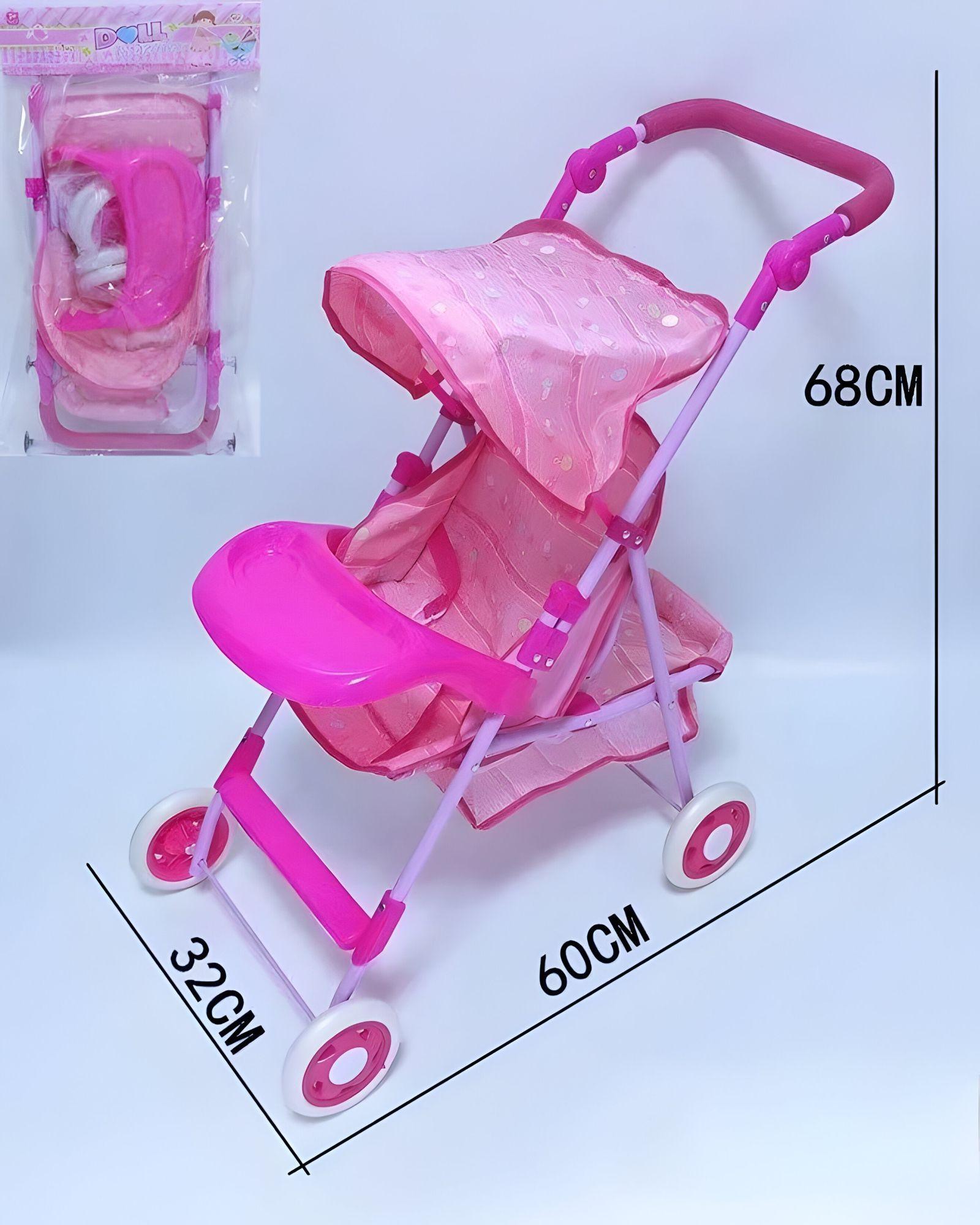 COCHE SIMPLE DE MUÑECAS METALICO GRANDE-2