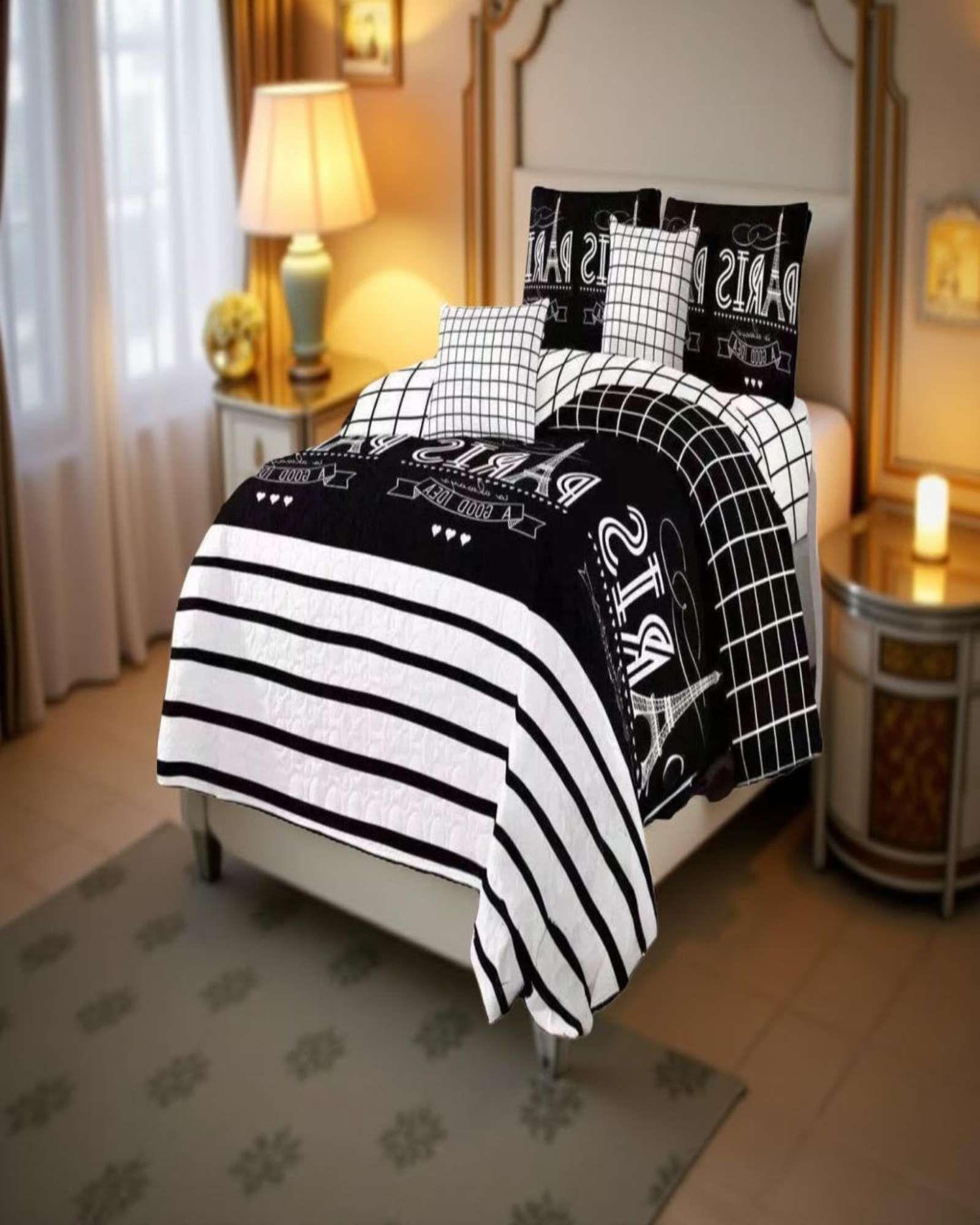 CUBRECAMA QUILT DE VERANO PLAZA Y MEDIA 180x230cm V4-2