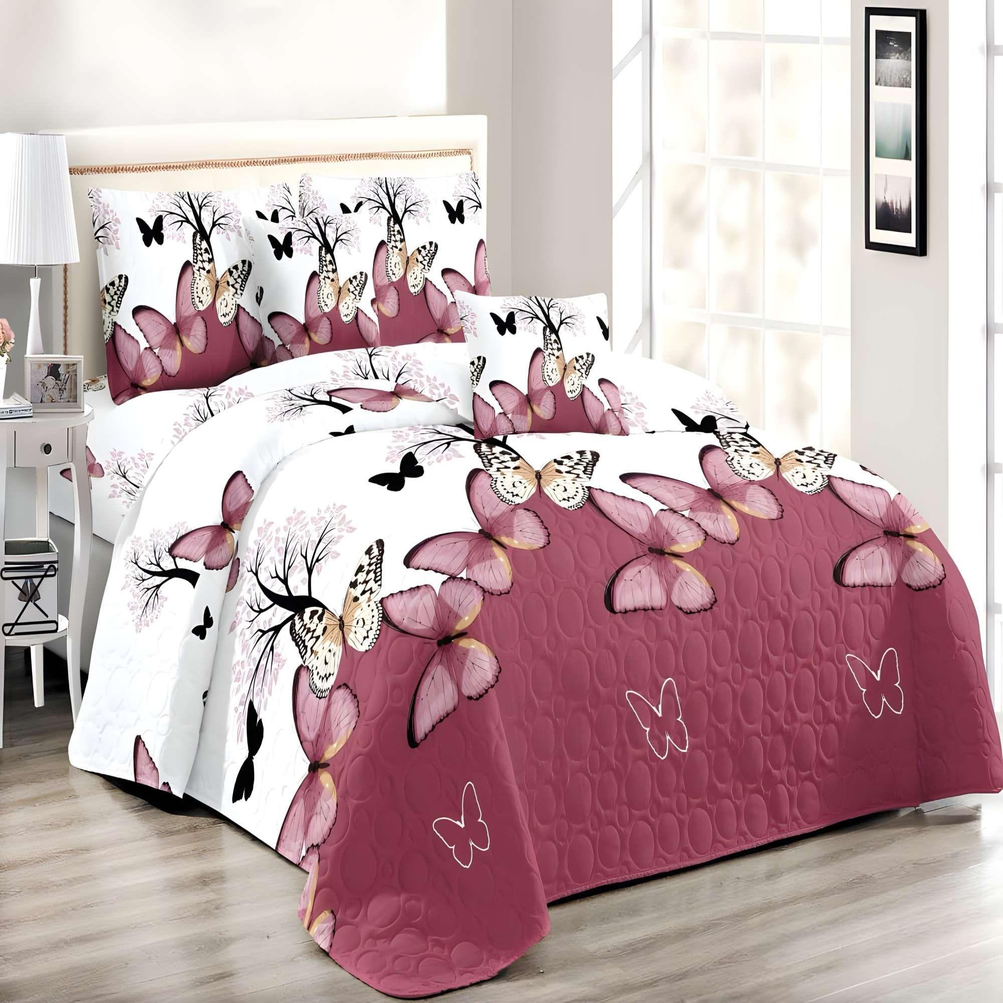 CUBRECAMA PREMIUM DE VERANO CON DISEÑO 2 PLAZA B13-1