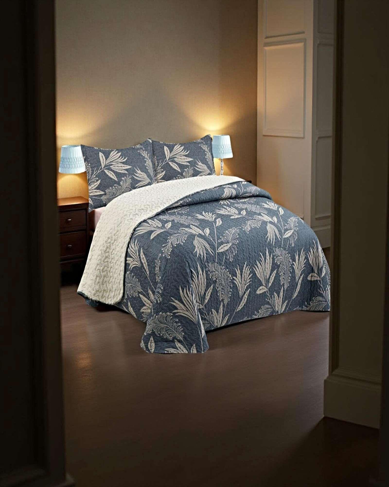 CUBRECAMA QUILT CON CHIPORRO 2P P43-2