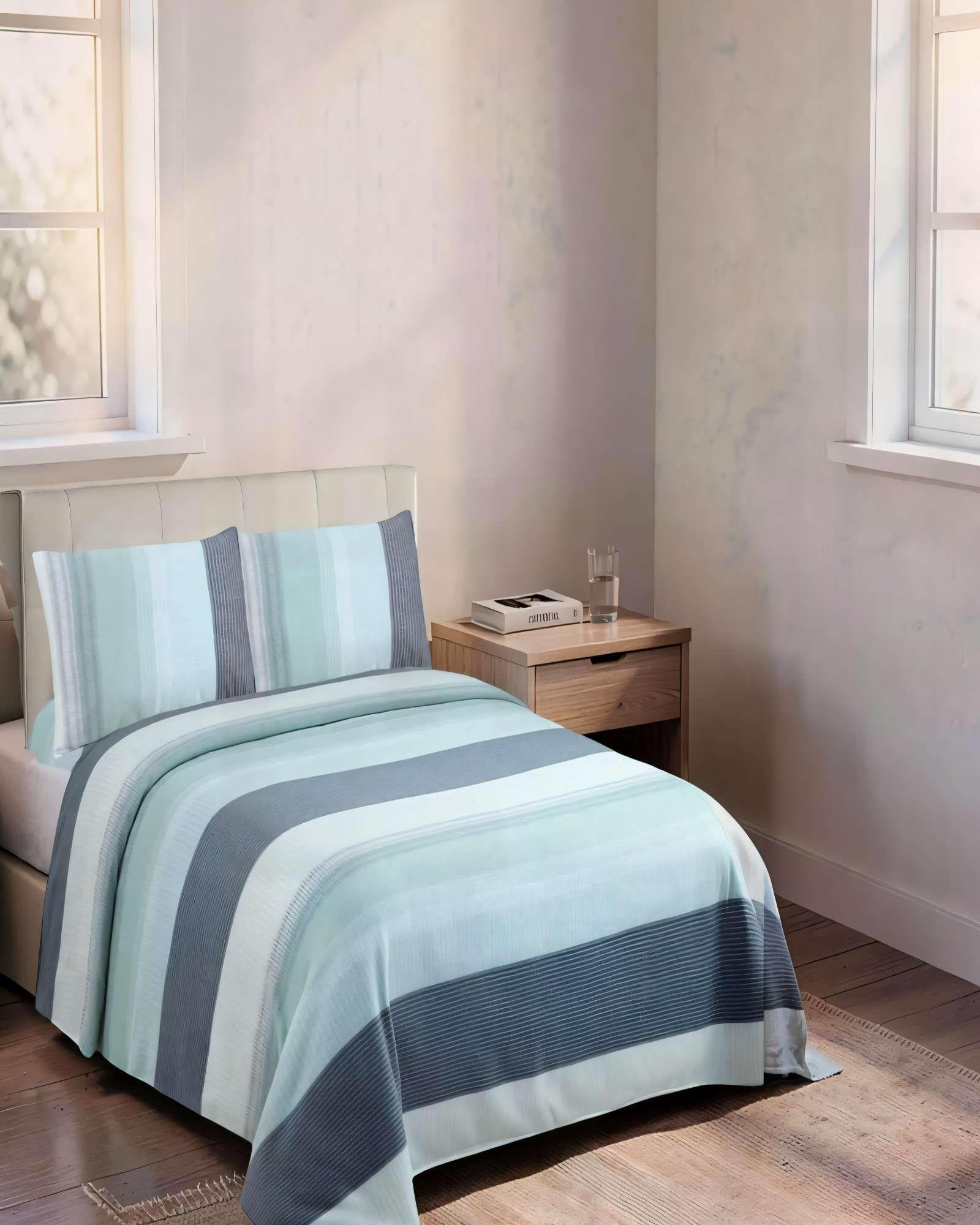 SET DE  SABANA POLAR 2 PLAZAS  CON DISEÑO 9-2