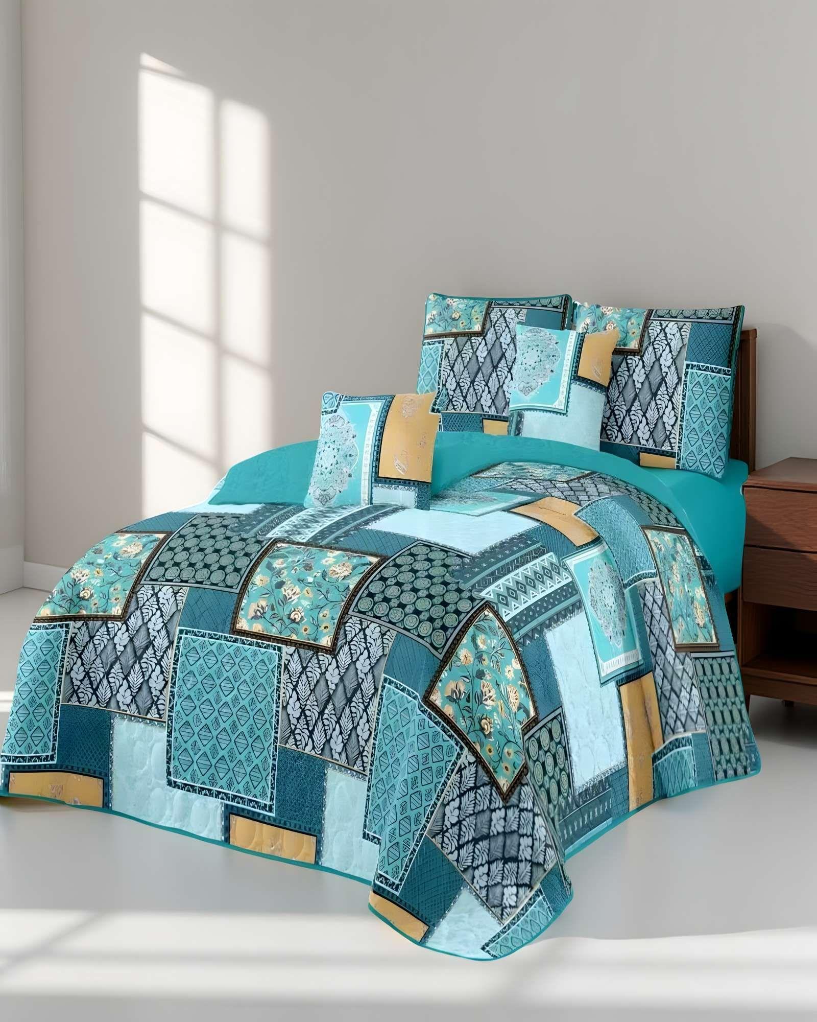 CUBRECAMA CON DIFERENTES DISEÑOS KING 250 X 270 CM P02-3