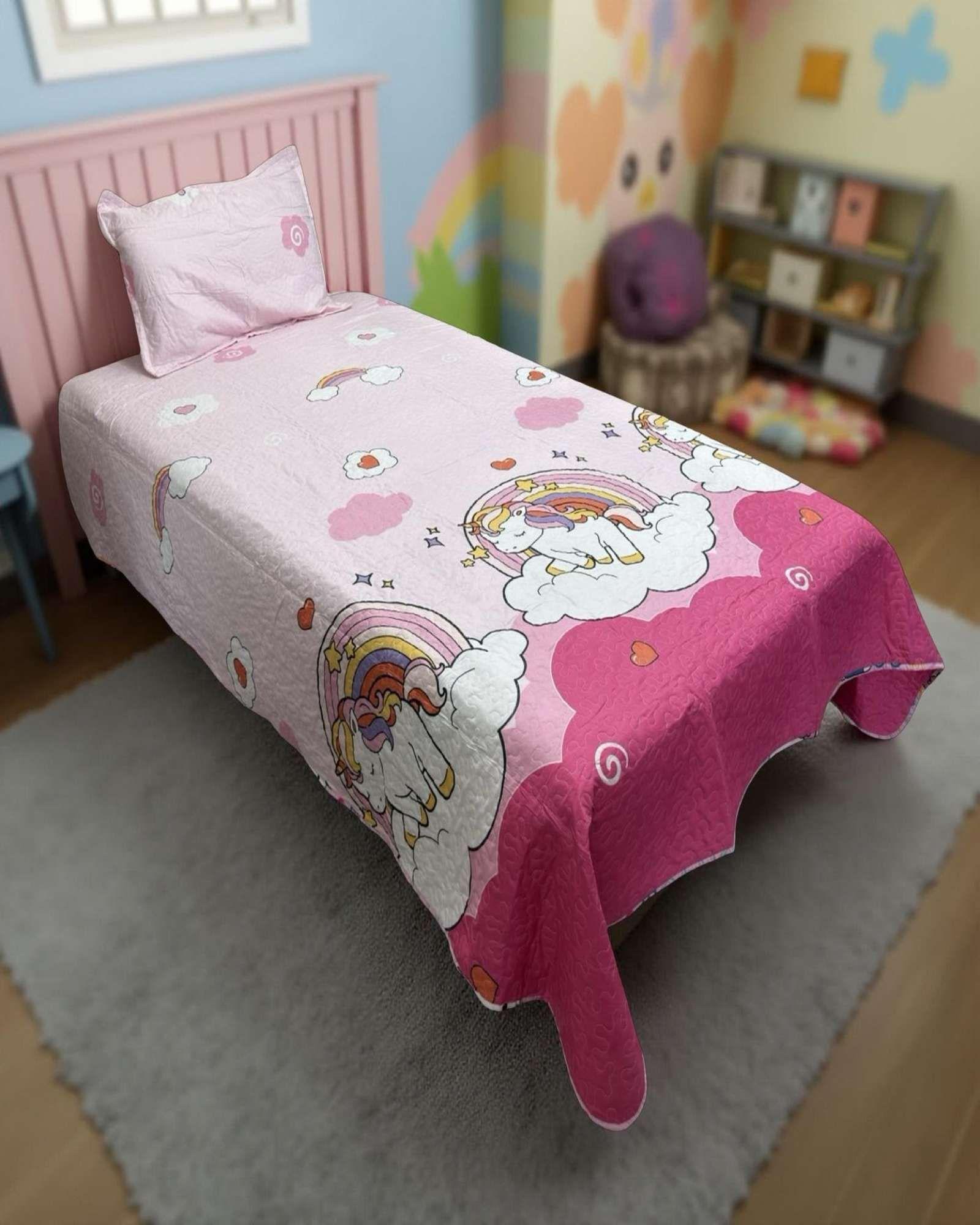 Cubrecama quilt infantil para niña 5 Piezas-3