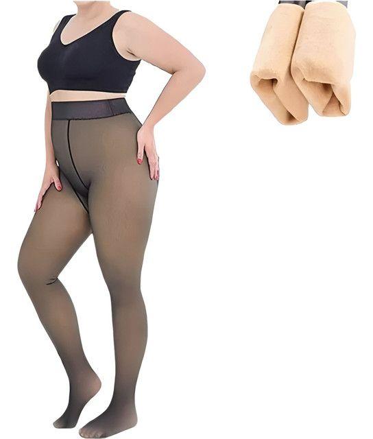 Pack de 4 Pantys Efecto Piel Mujer para Invierno con Forro-3