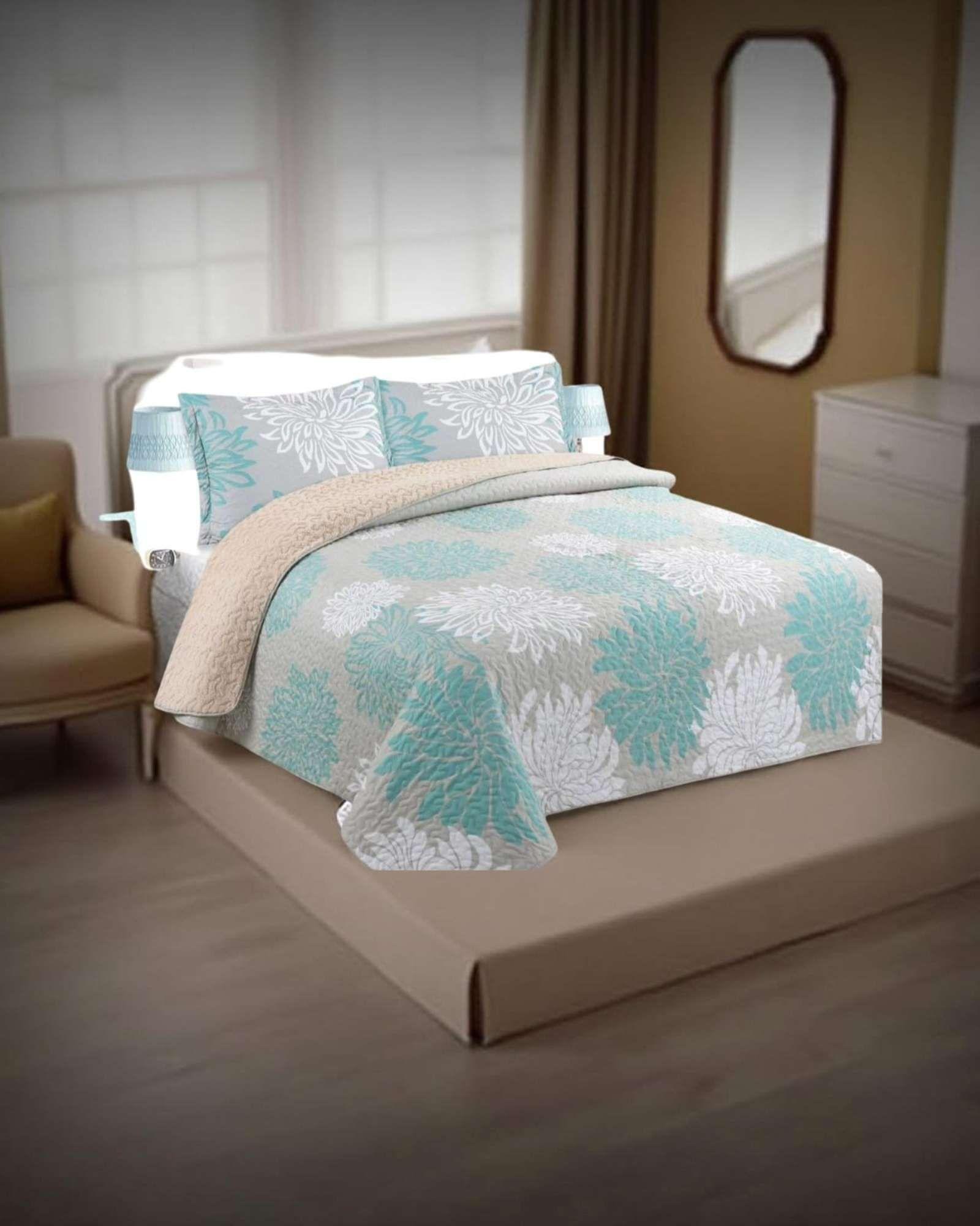 CUBRECAMA QUILT CON CHIPORRO KING N1-2