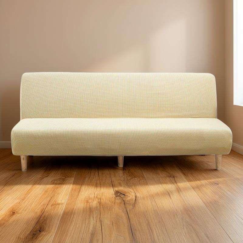 FUNDA DE FUTON CUADRILLE COLOR BEIGE  1-2