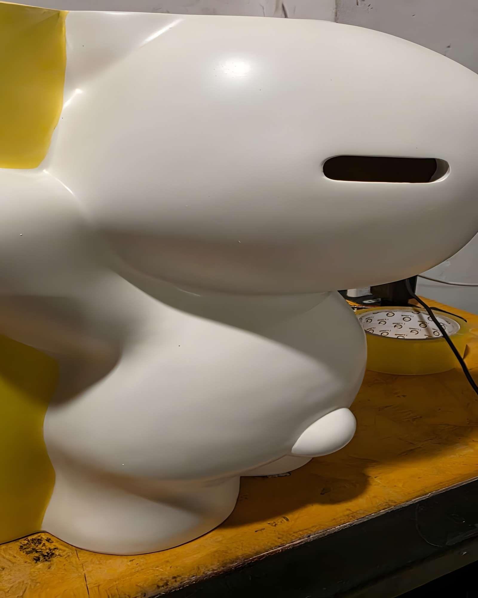 MESA AUXILIAR ELEGANTE DE OSO CON ALCANCIA-2