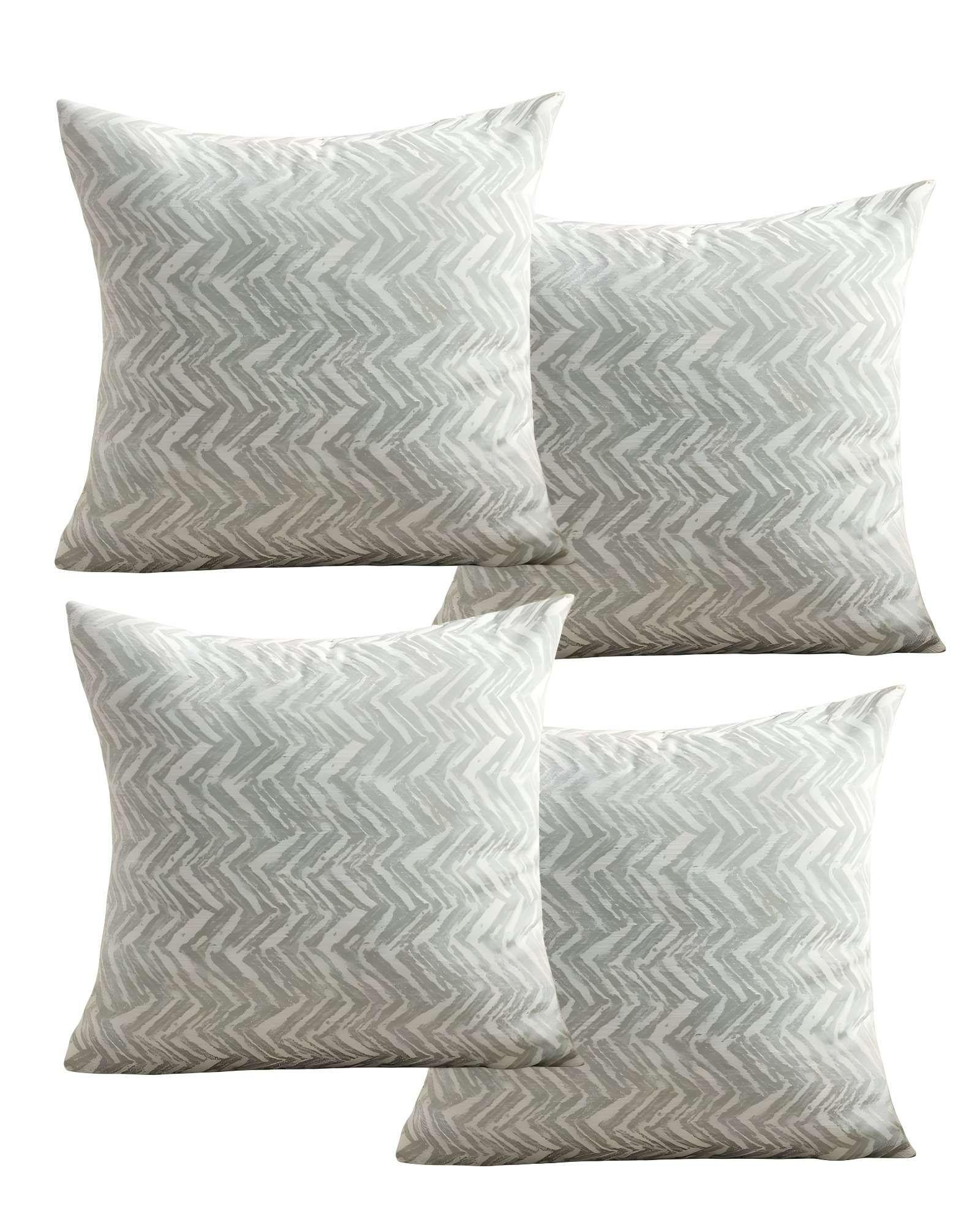 SET DE 4 FUNDAS DE COJINES DISEÑO MAILLARD 45CM X 45 CM VERDE MENTA-2